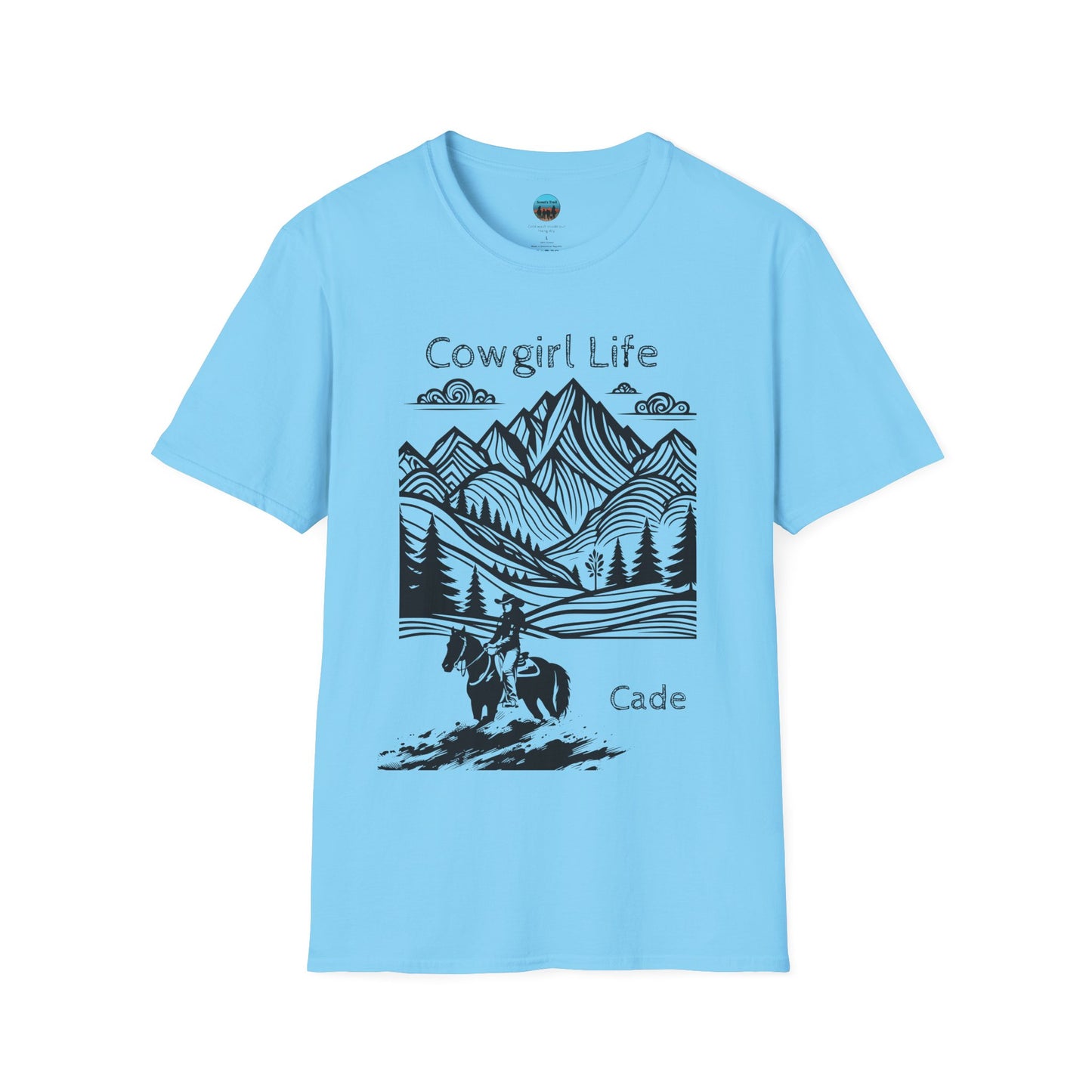 Cowgirl Mountain Monet Softstyle T-Shirt