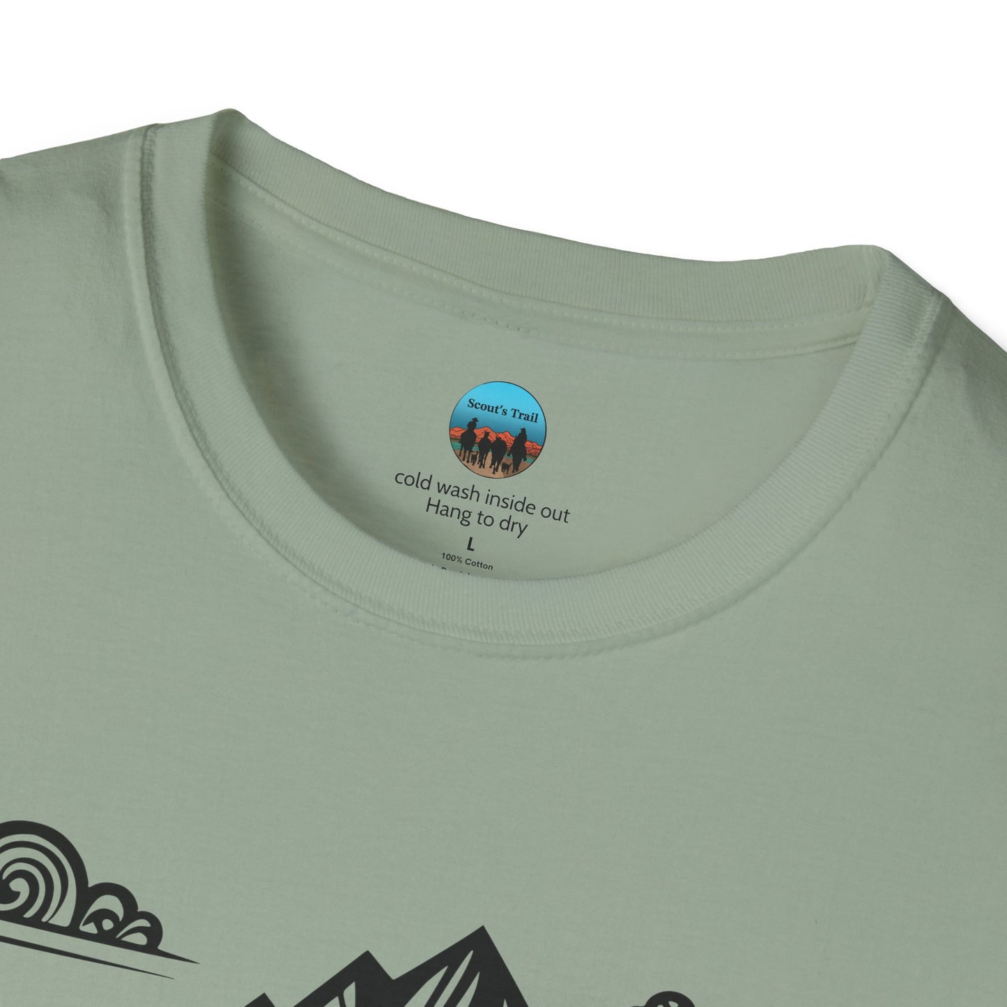 Mountain Monet Trail Rider Unisex Softstyle T-Shirt