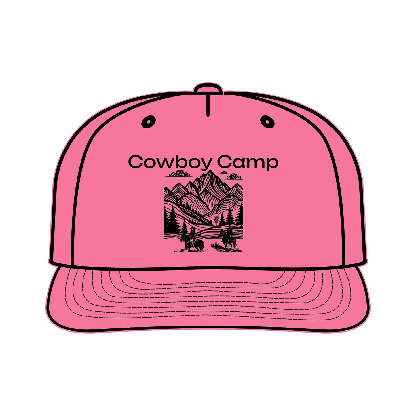 Cowboy Camp Mountain Surf Cap