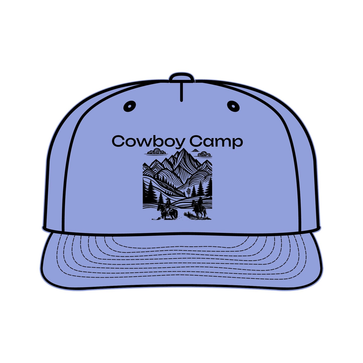 Cowboy Camp Mountain Surf Cap