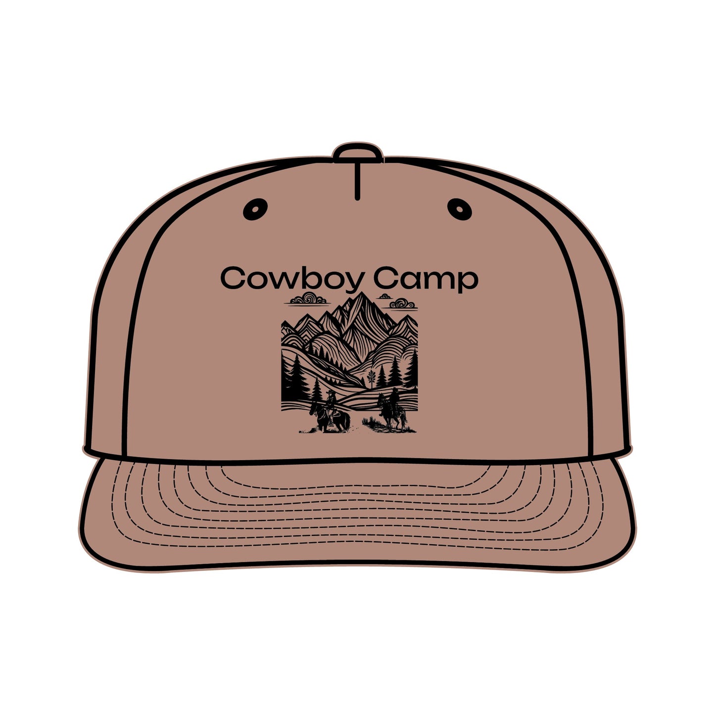 Cowboy Camp Mountain Surf Cap