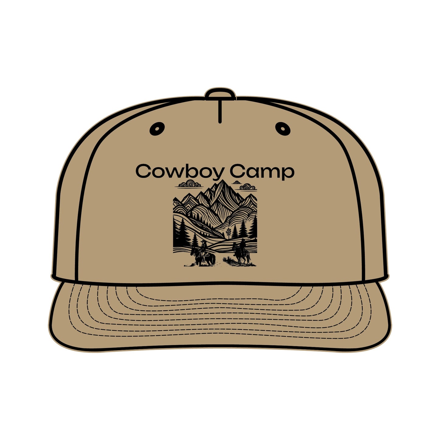 Cowboy Camp Mountain Surf Cap