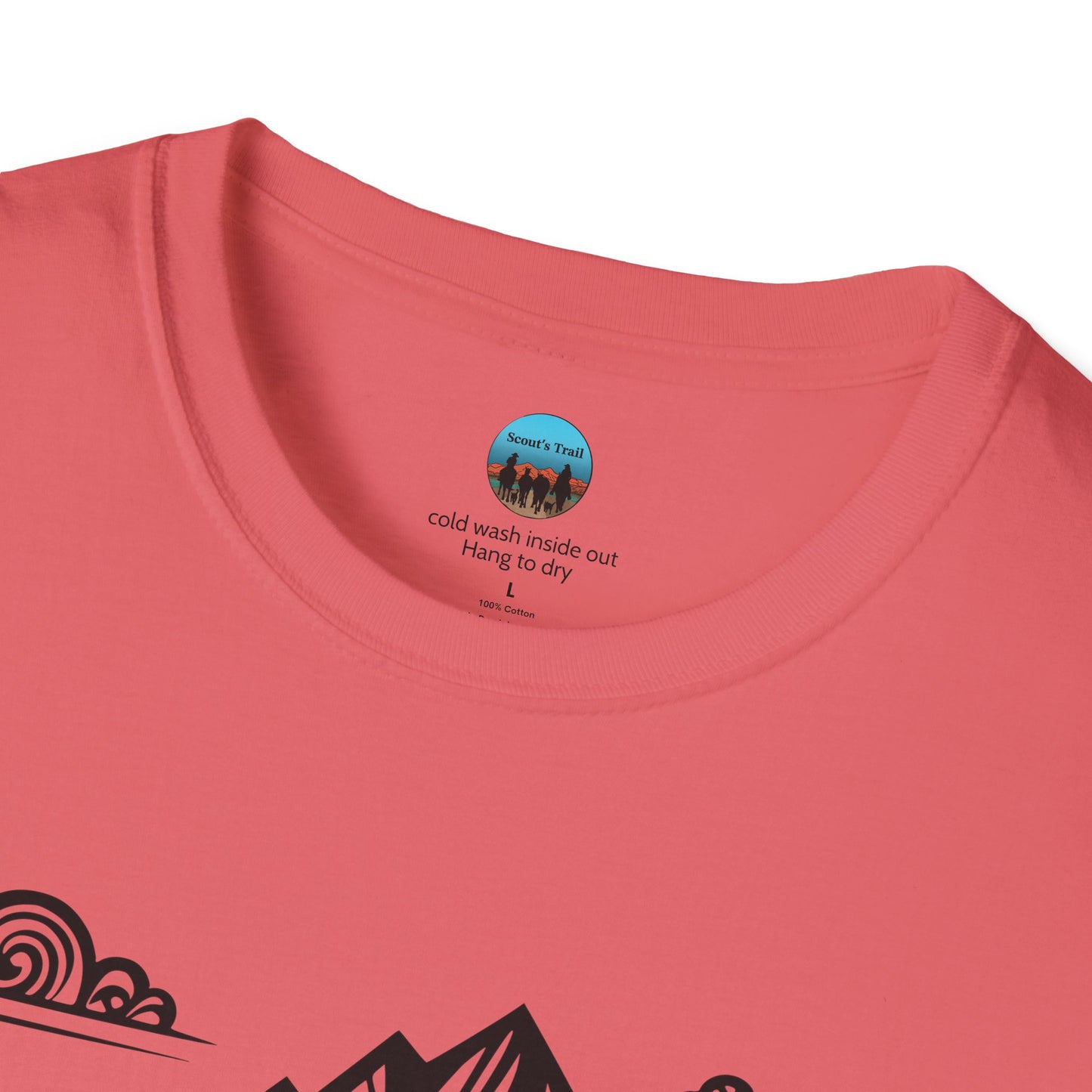 Mountain Monet Trail Rider Unisex Softstyle T-Shirt