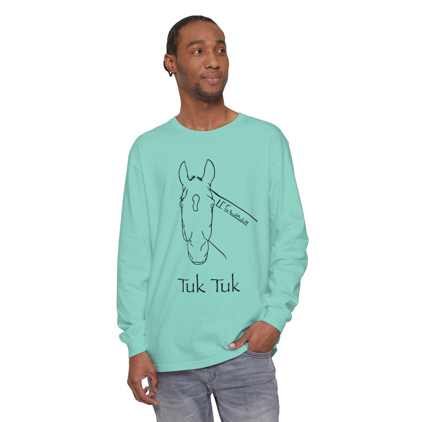 Tuk Tuk Unisex Garment-dyed Long Sleeve T-Shirt