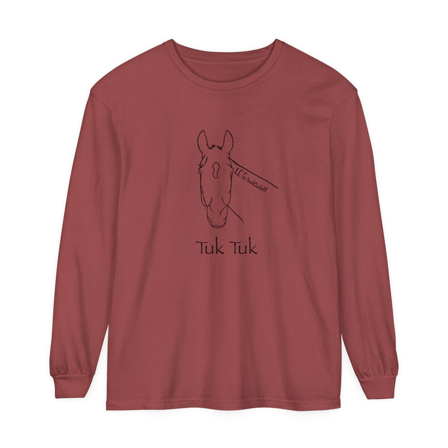 Unisex Tuk Tuk & Scouts Trail Garment-dyed Long Sleeve T-Shirt