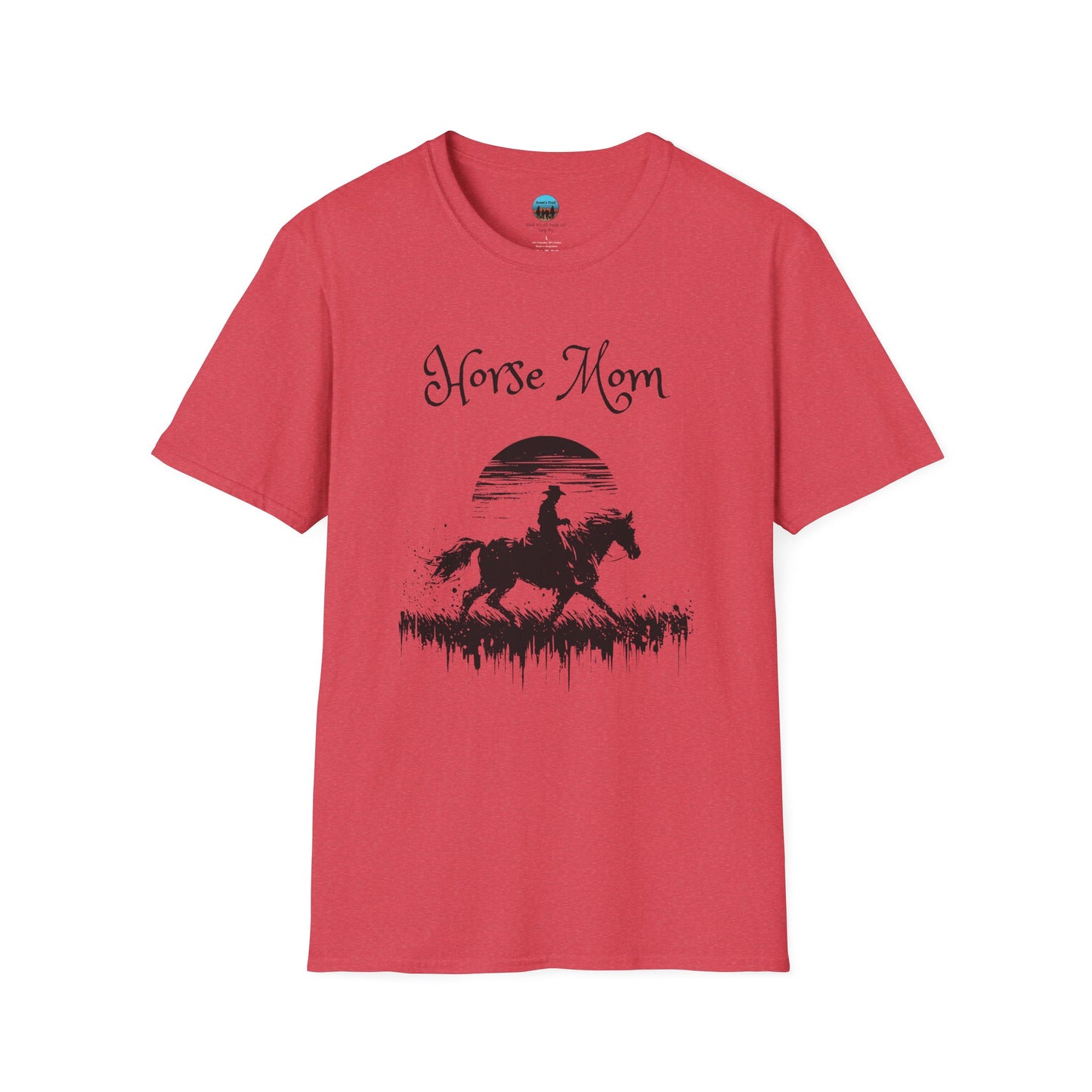 Horse Mom Unisex Softstyle T-Shirt - Perfect Gift for Mother's Day