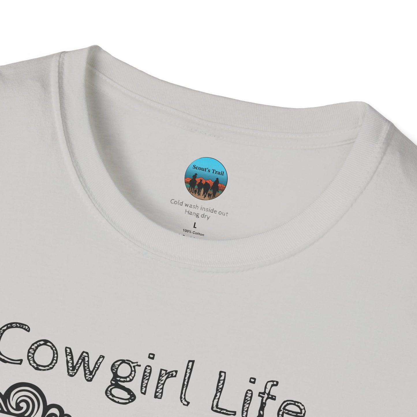 Cowgirl Mountain Monet Softstyle T-Shirt