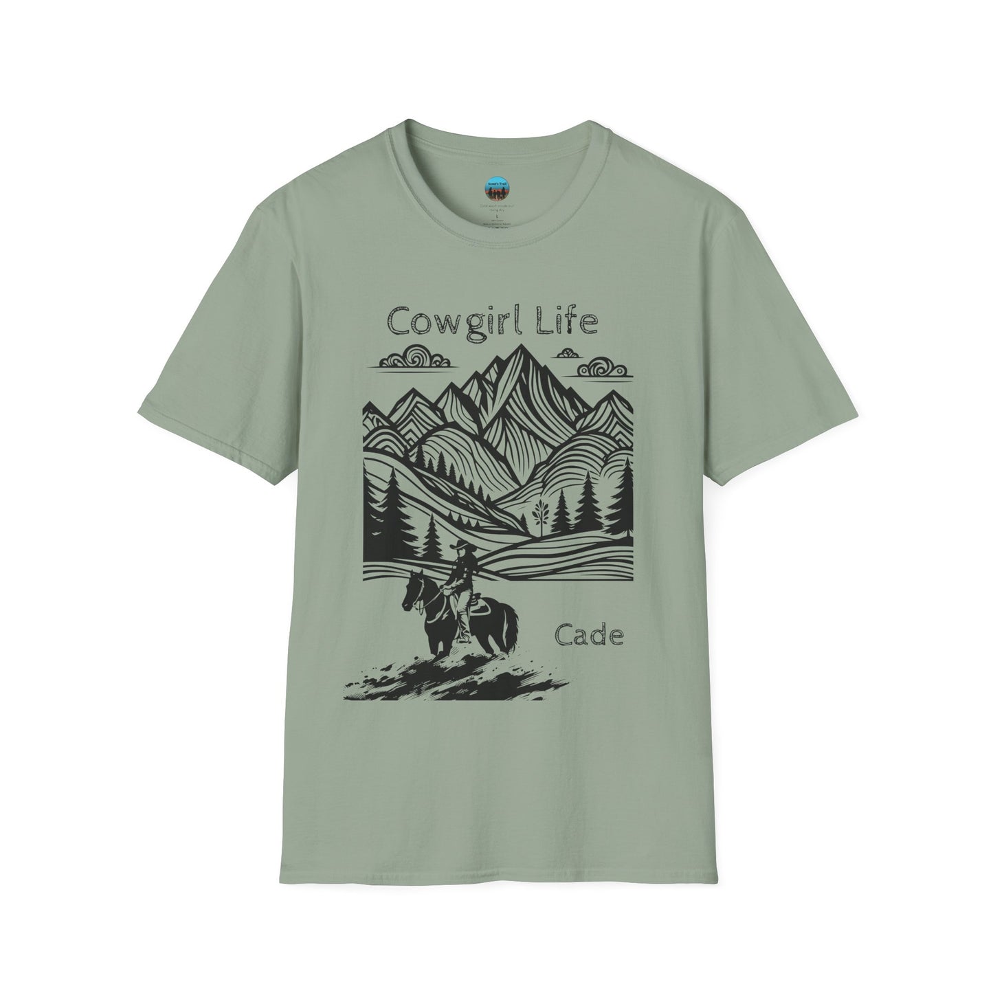 Cowgirl Mountain Monet Softstyle T-Shirt