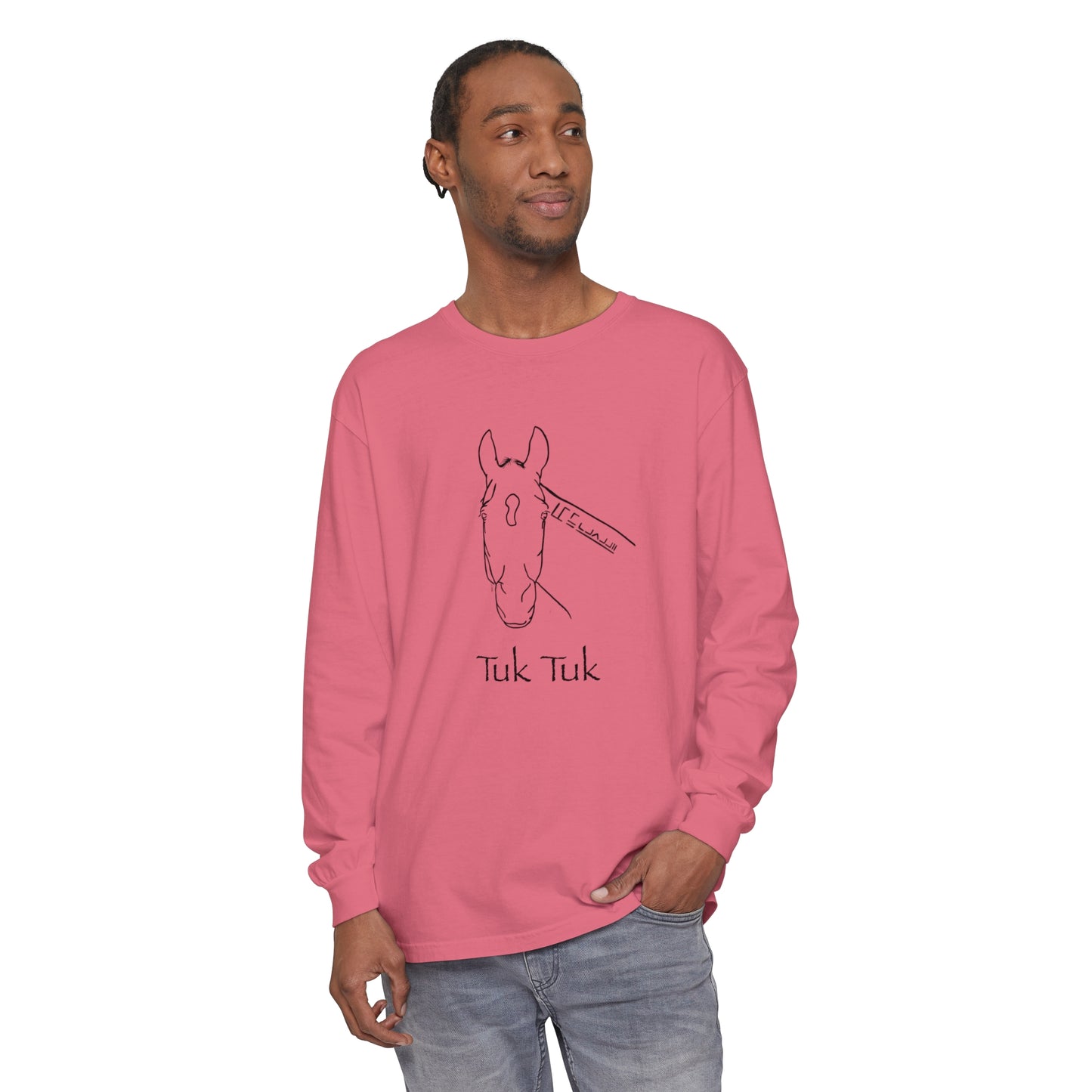 Unisex Tuk Tuk & Scouts Trail Garment-dyed Long Sleeve T-Shirt