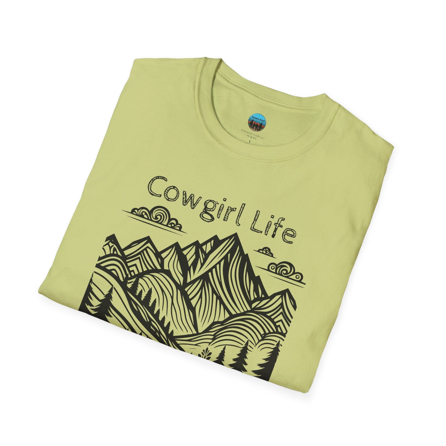 Cowgirl Mountain Monet Softstyle T-Shirt