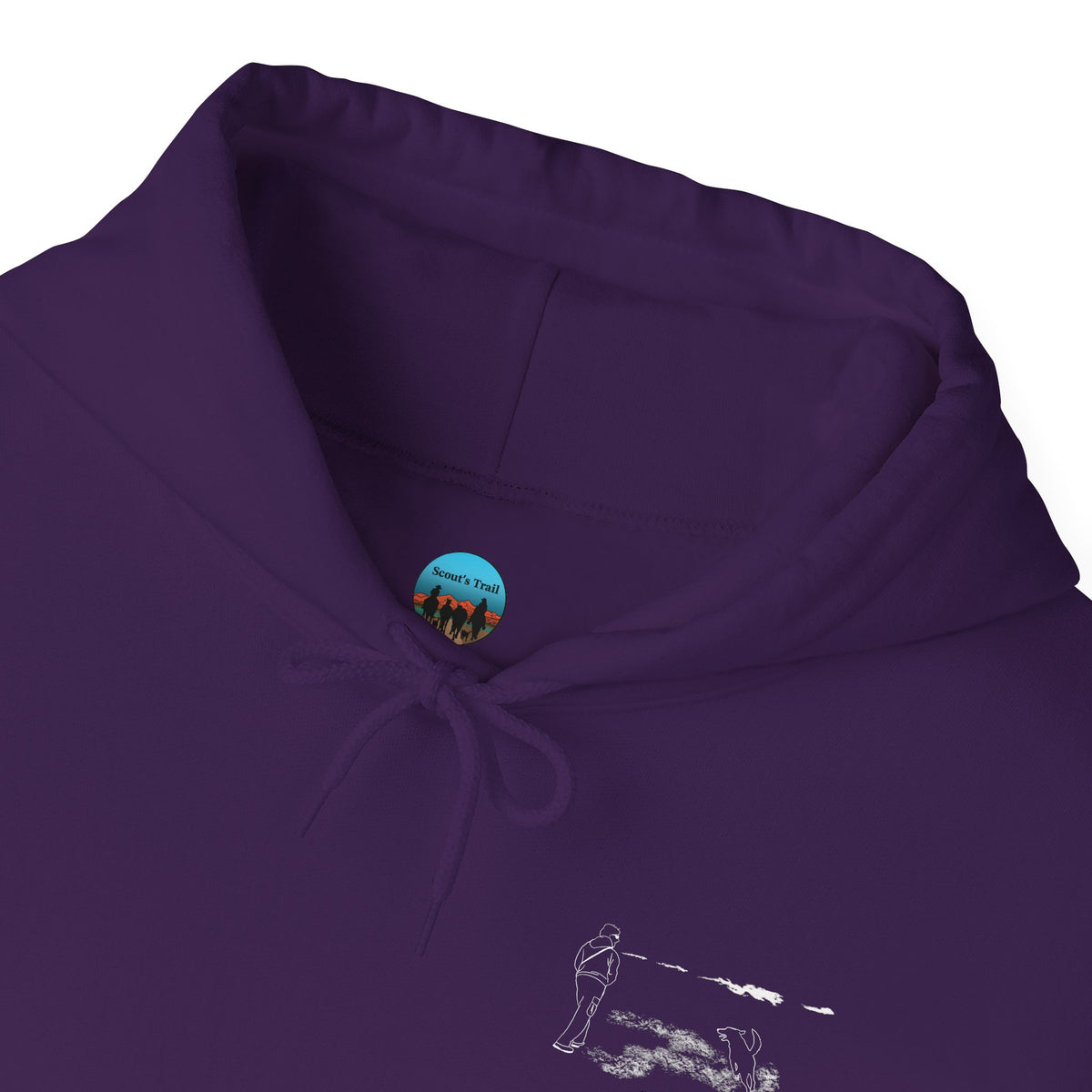 Crash Unisex Hoodie with Ocean Scene