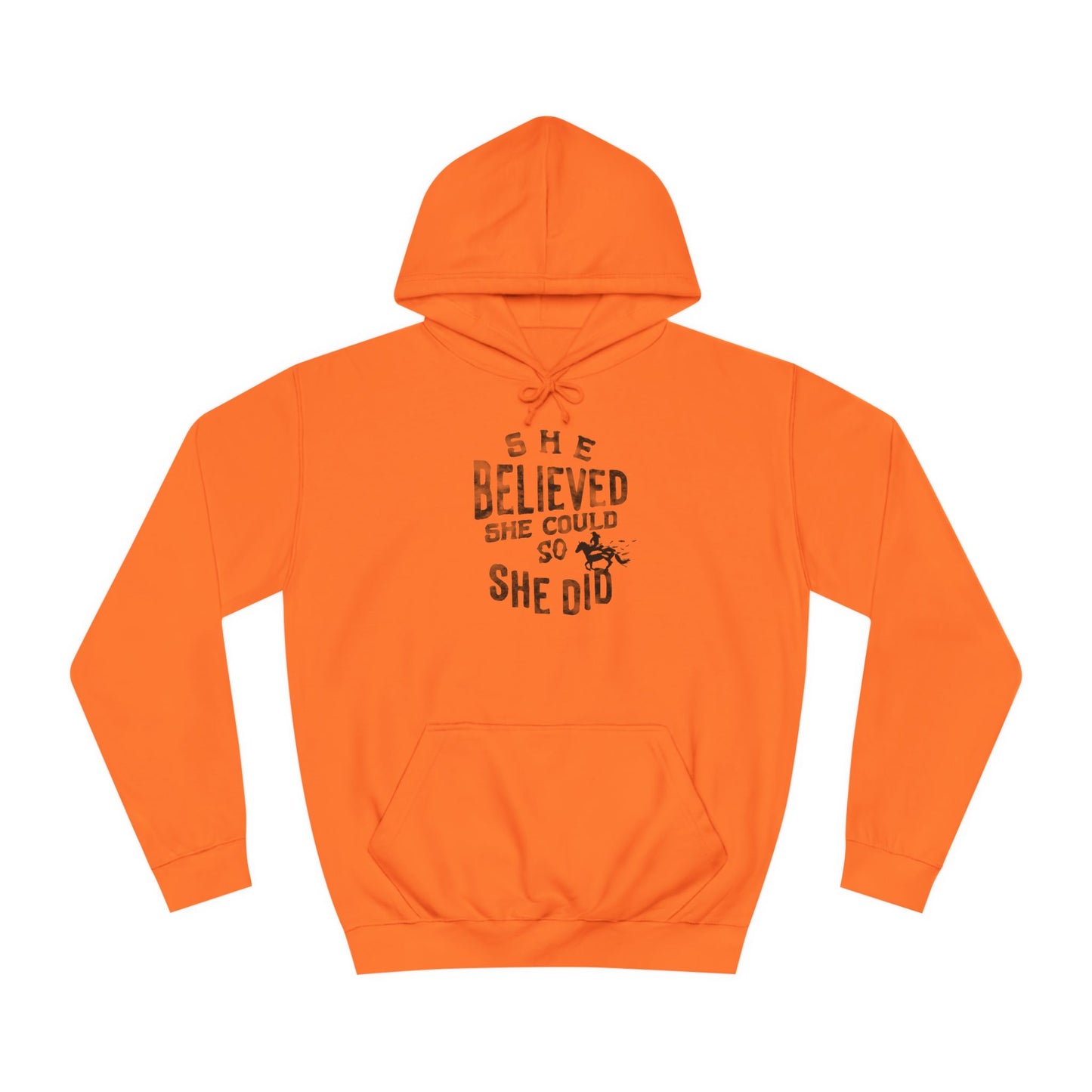 "She Believed" & Scouts Trail Unisex College Hoodie