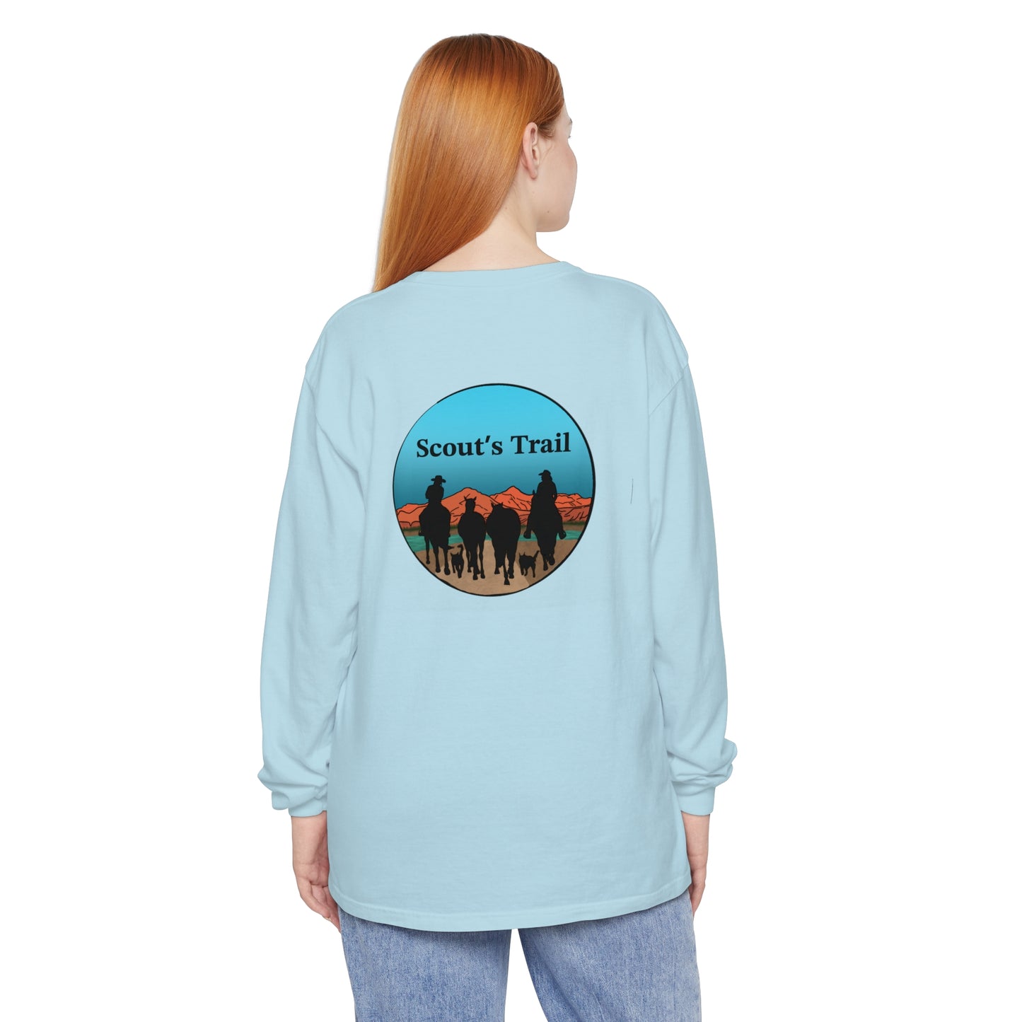 Unisex Tuk Tuk & Scouts Trail Garment-dyed Long Sleeve T-Shirt