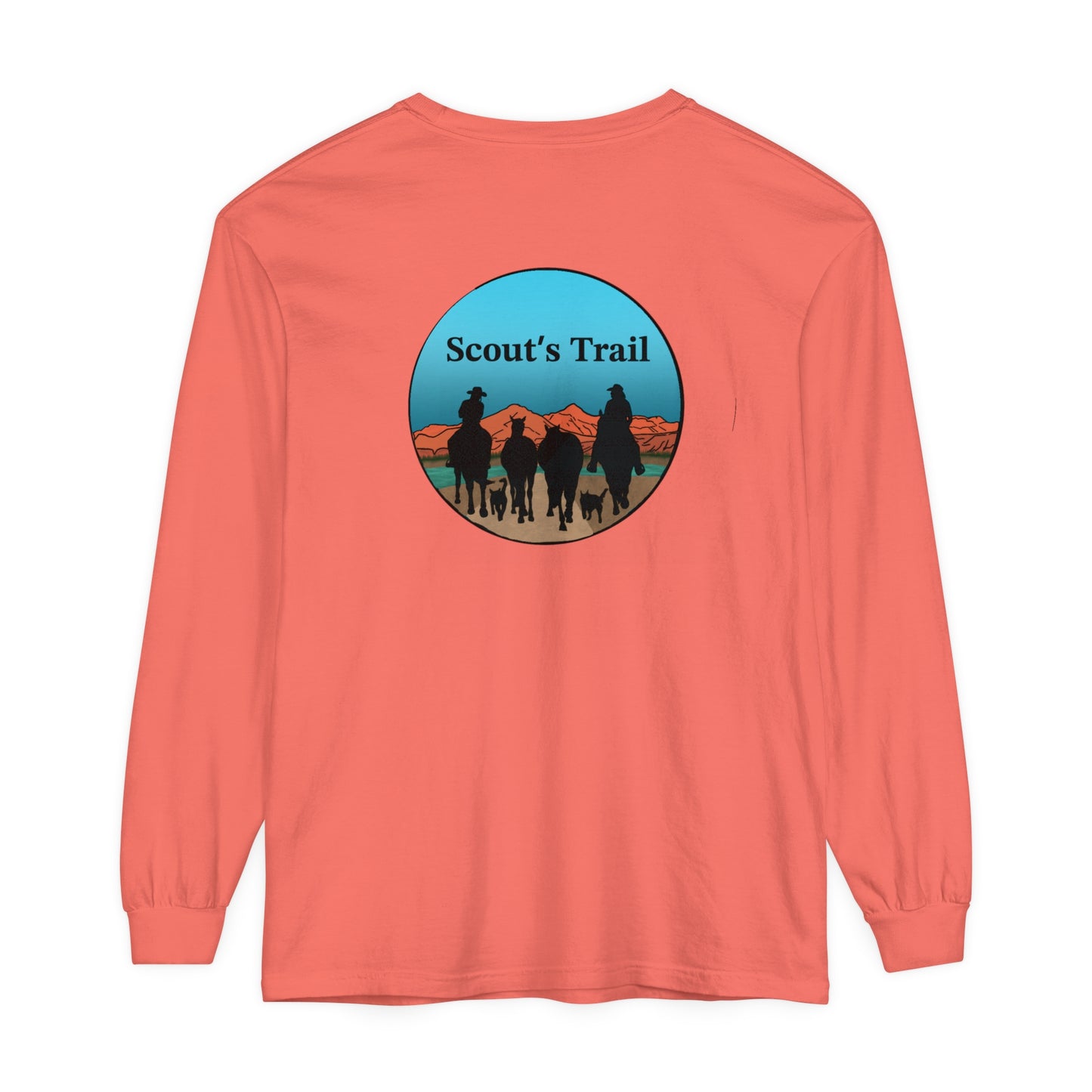 Unisex Tuk Tuk & Scouts Trail Garment-dyed Long Sleeve T-Shirt