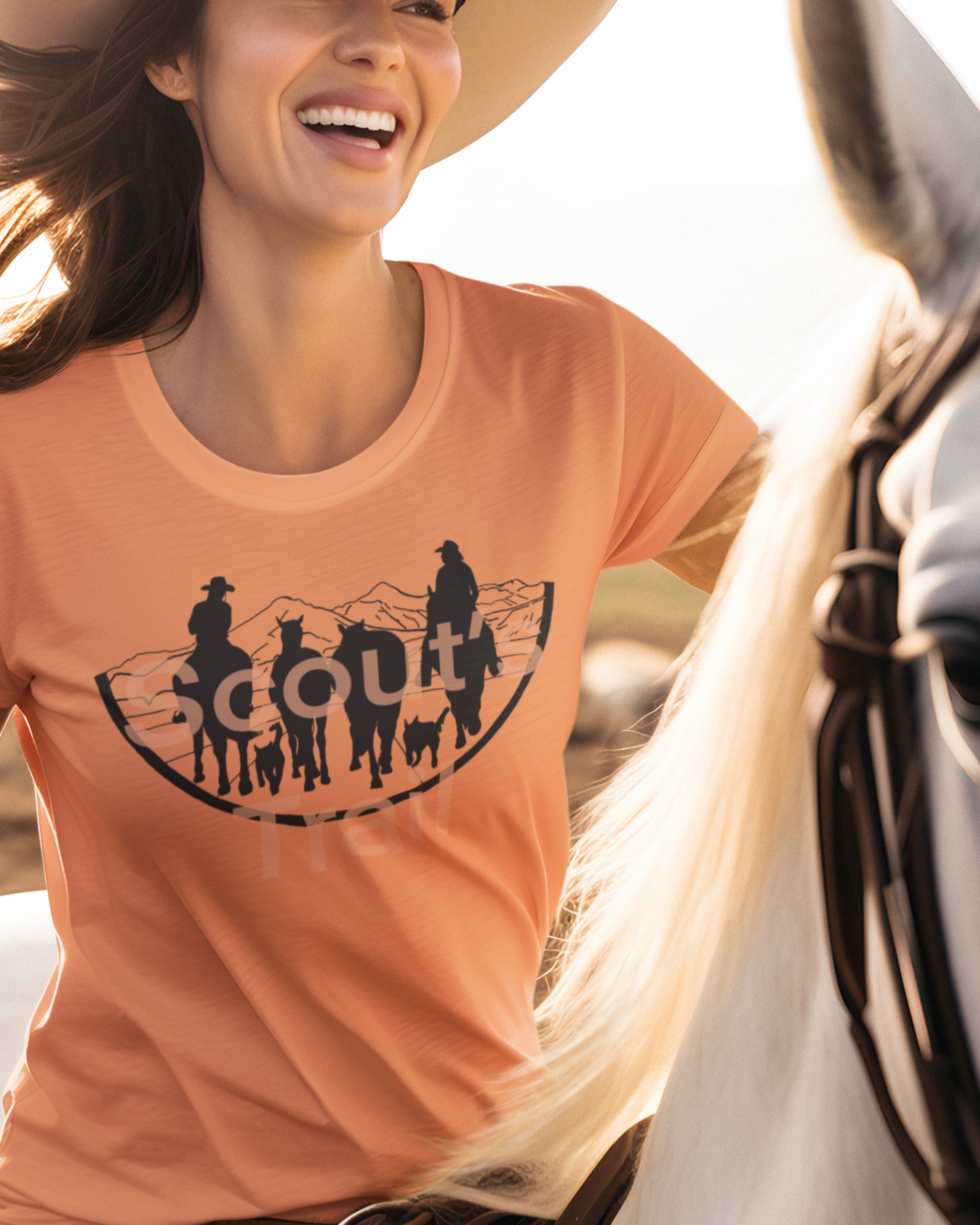 Scout's Trail Unisex Softstyle logoT-Shirt