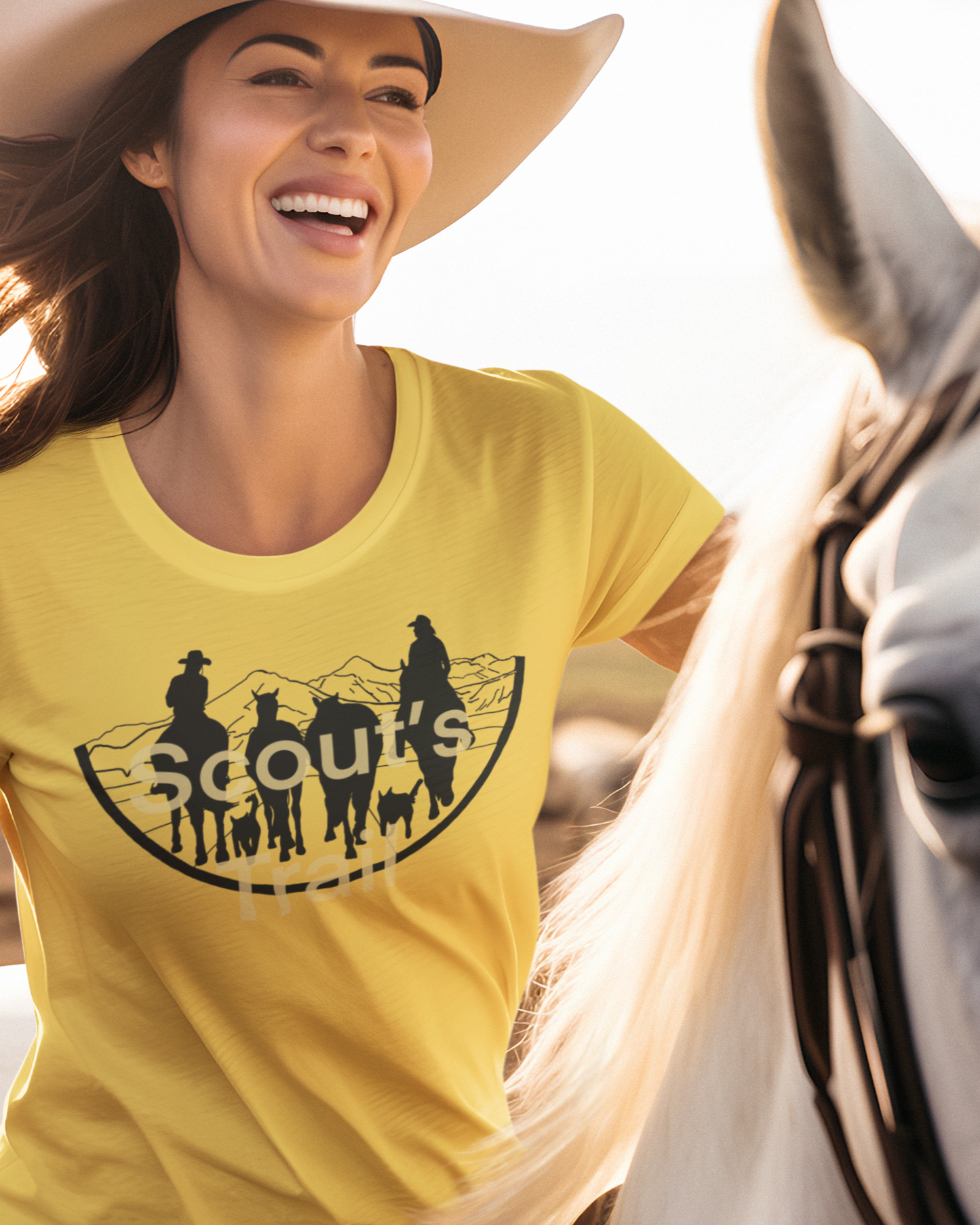 Scout's Trail Unisex Softstyle logoT-Shirt