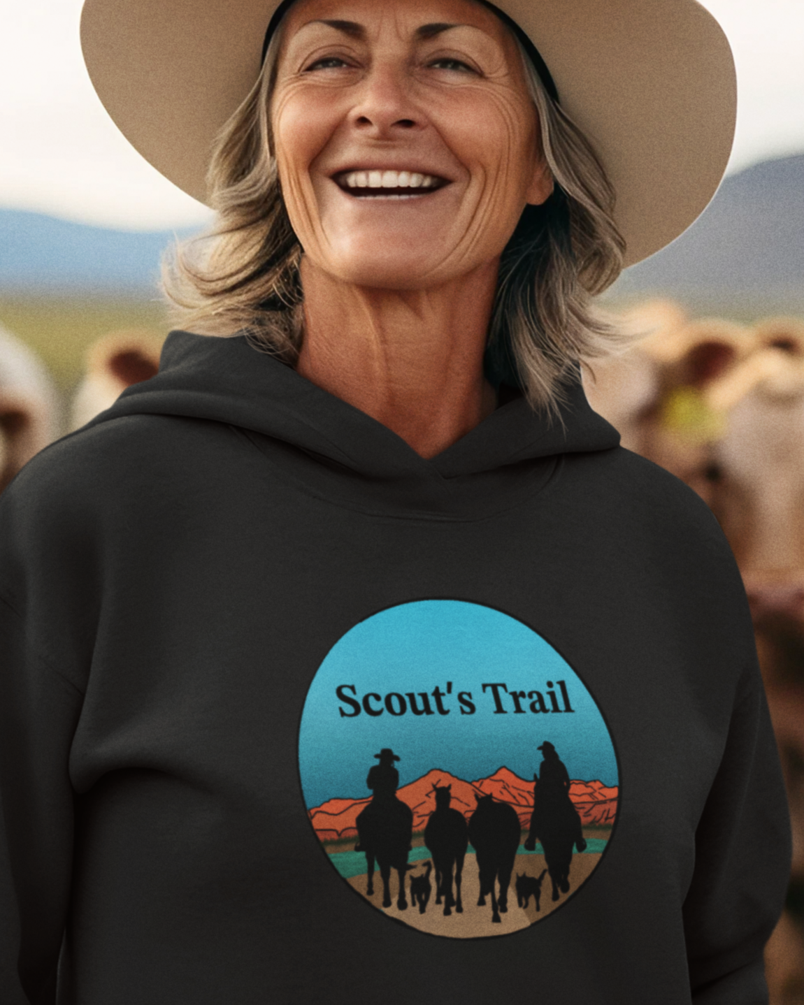 Unisex Scouts Trail College Hoodie