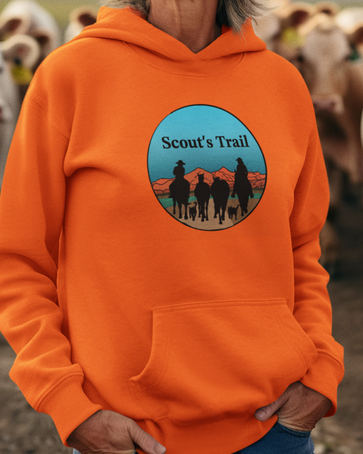 Unisex Scouts Trail College Hoodie