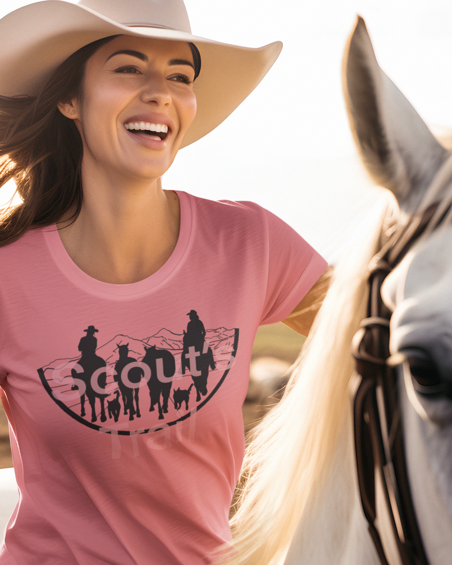 Scout's Trail Unisex Softstyle logoT-Shirt