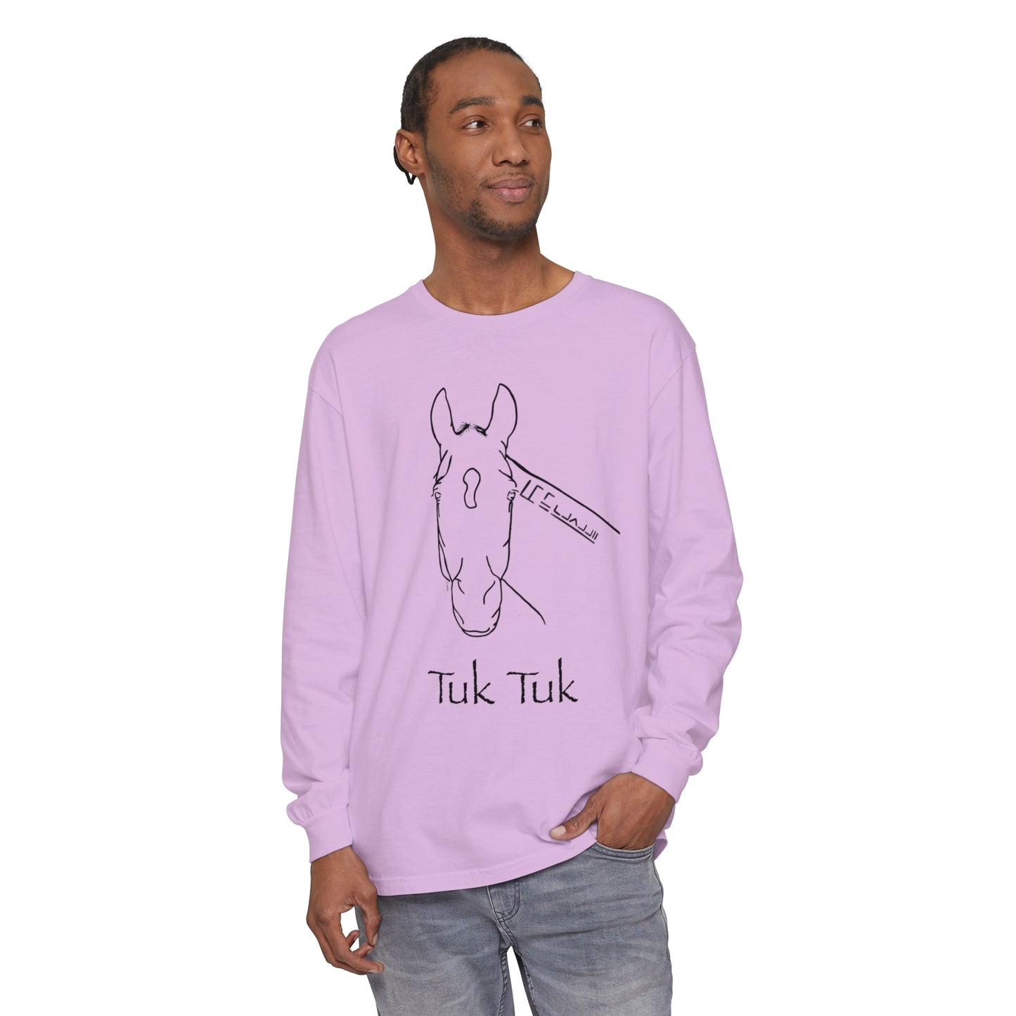 Tuk Tuk Unisex Garment-dyed Long Sleeve T-Shirt