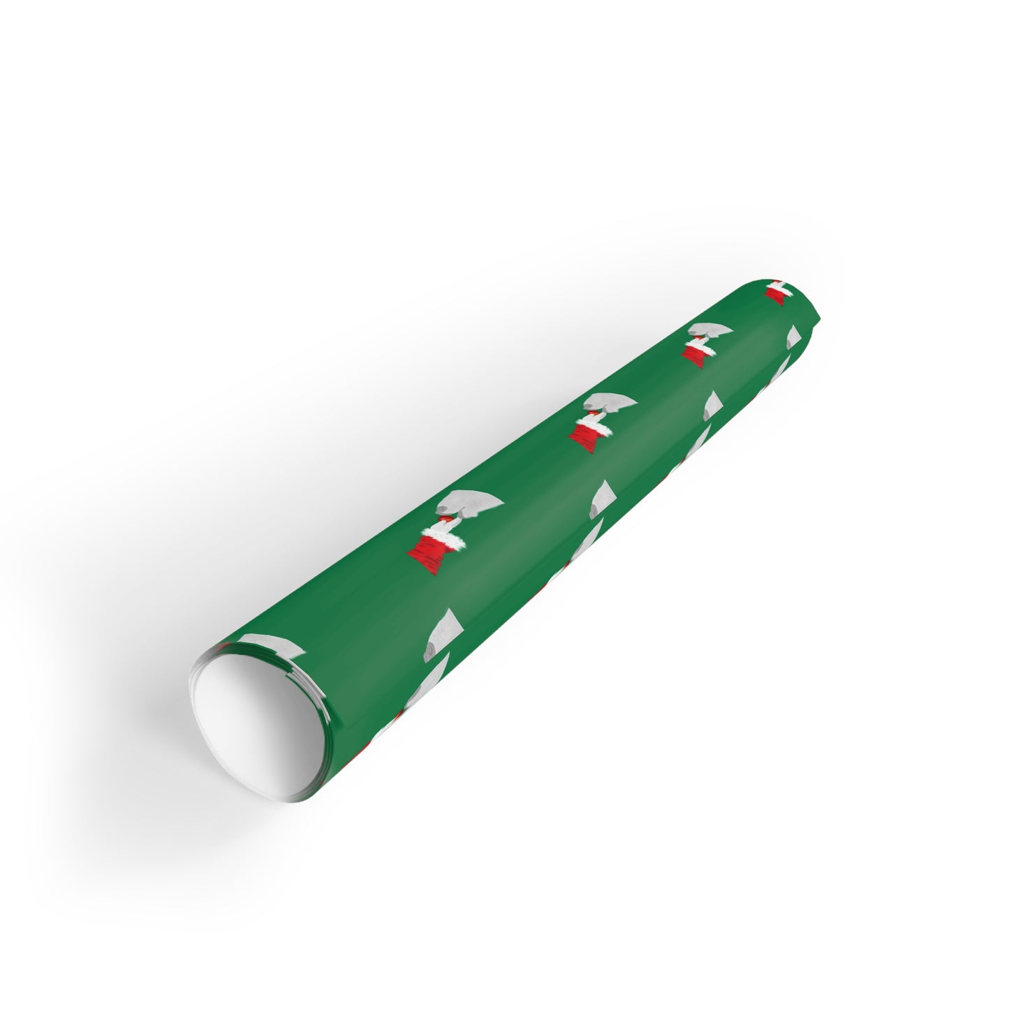 Santa Horse Gift Wrapping Paper Rolls, 1pc