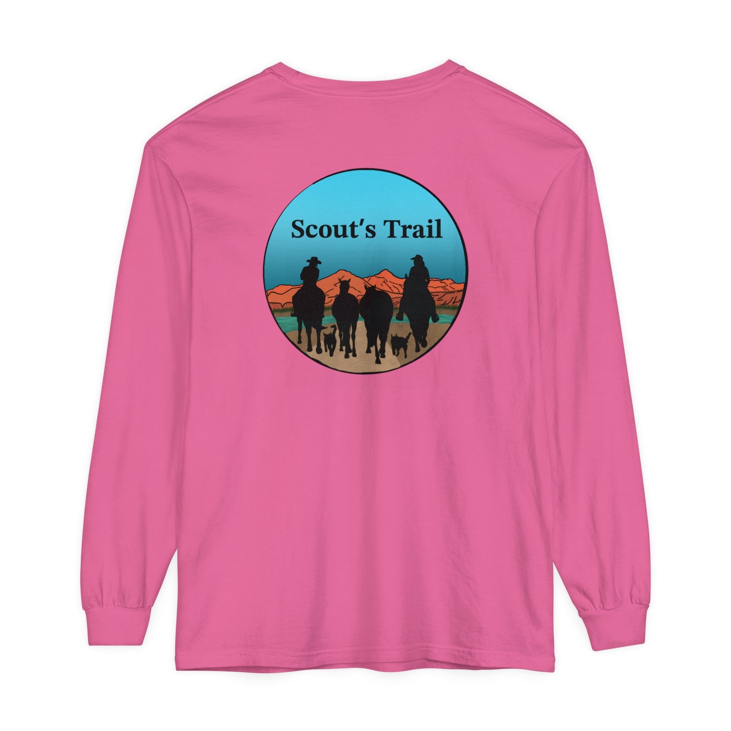 Unisex Scouts Trail Garment-dyed Long Sleeve T-Shirt