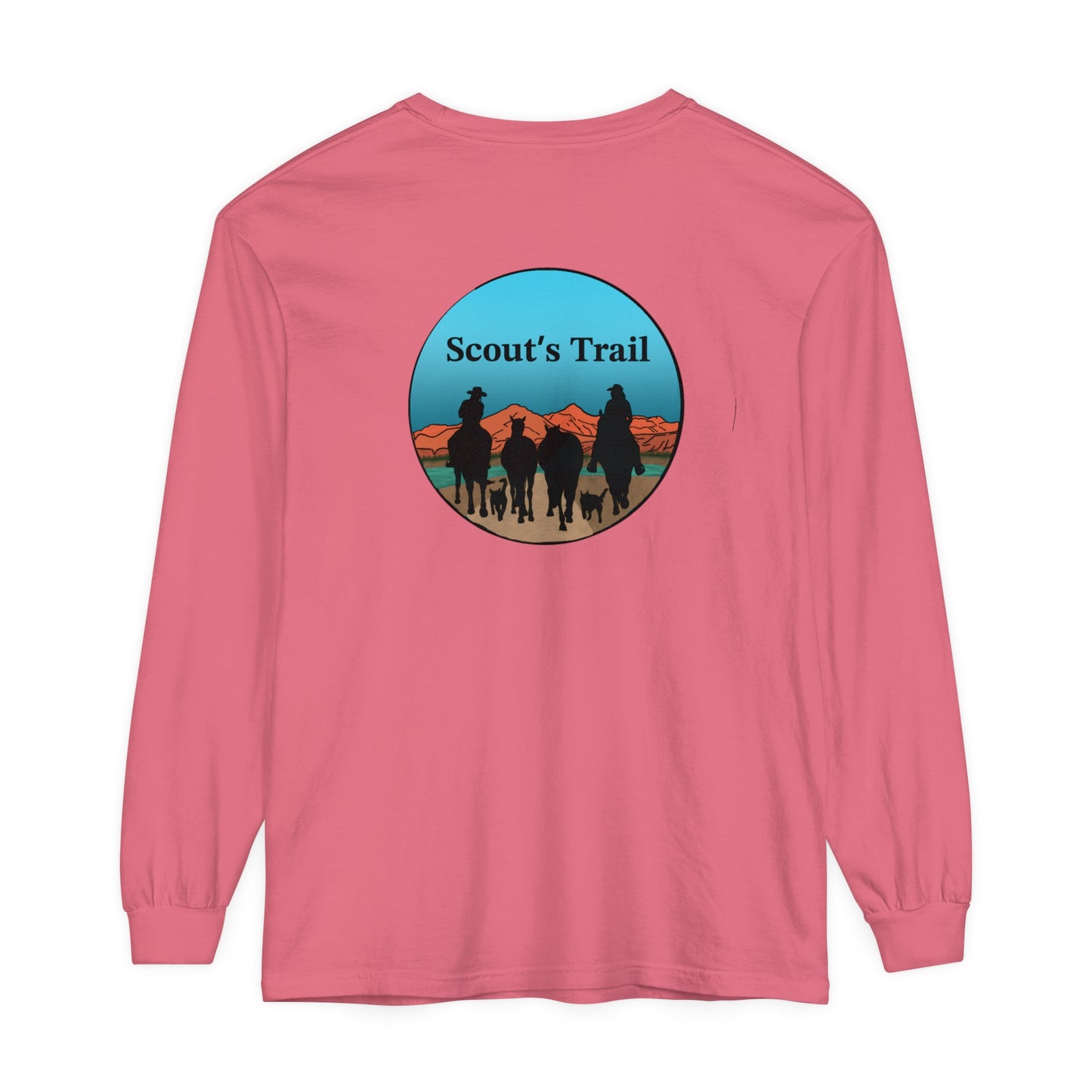 Unisex Tuk Tuk & Scouts Trail  Garment-dyed Long Sleeve T-Shirt