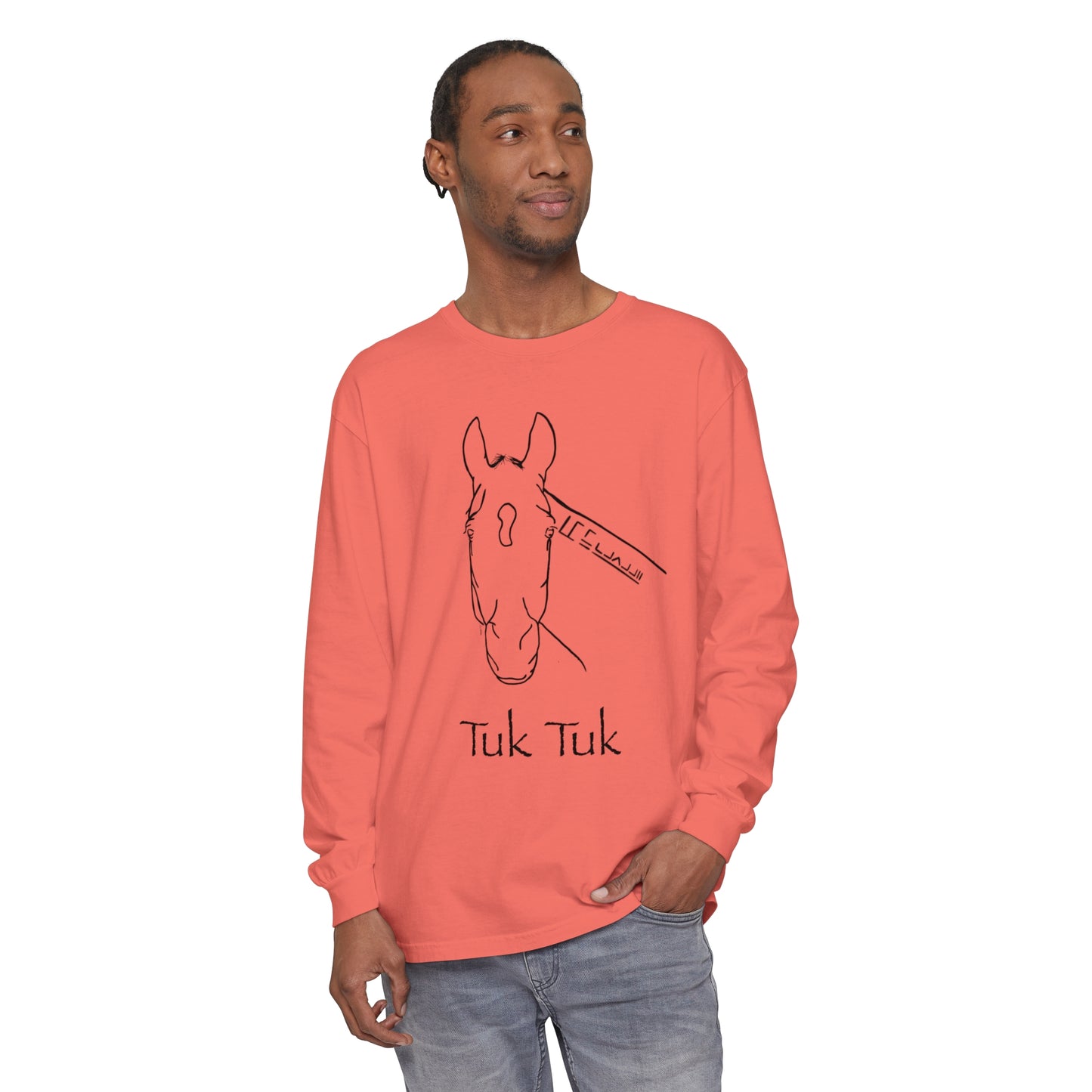 Tuk Tuk Unisex Garment-dyed Long Sleeve T-Shirt