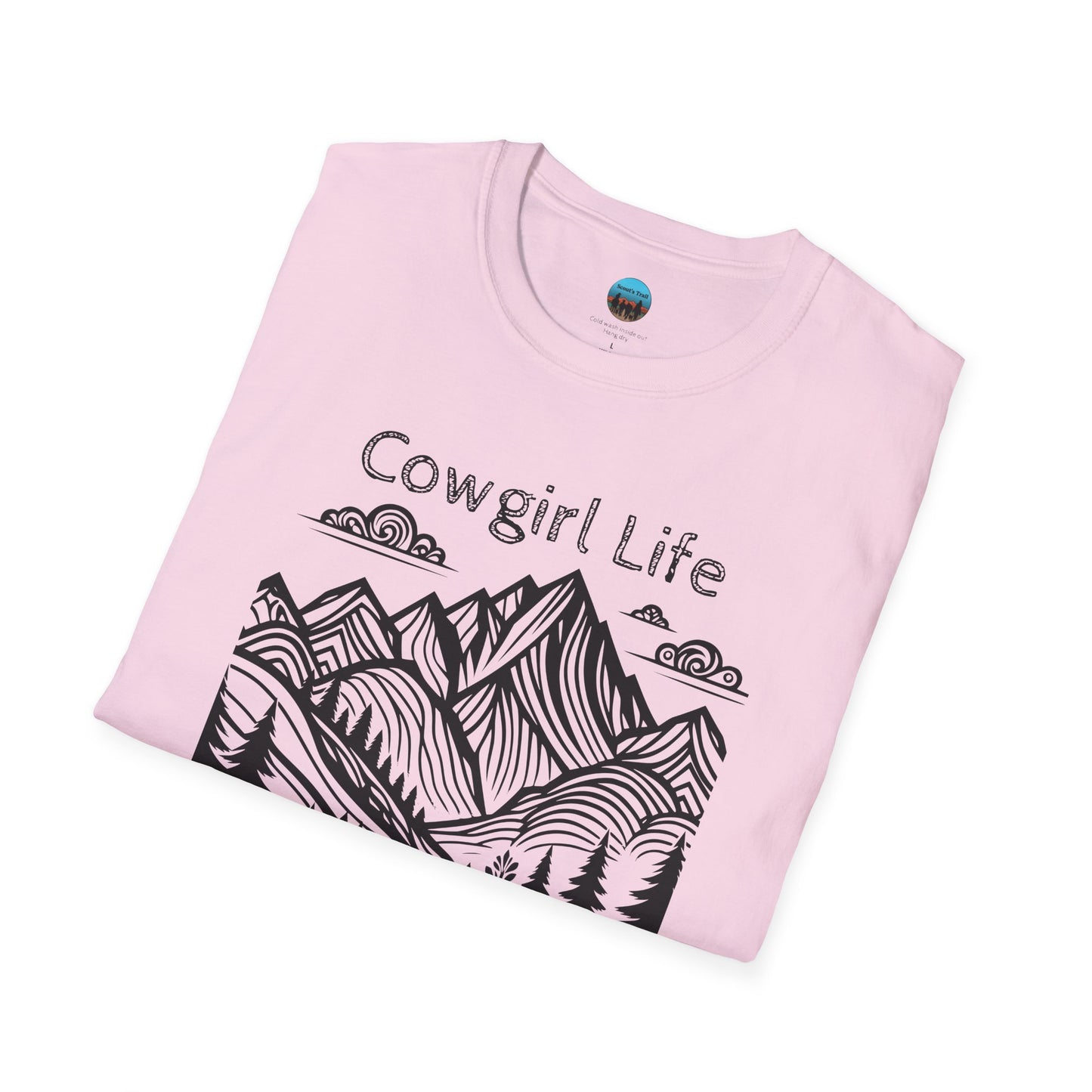 Cowgirl Mountain Monet Softstyle T-Shirt