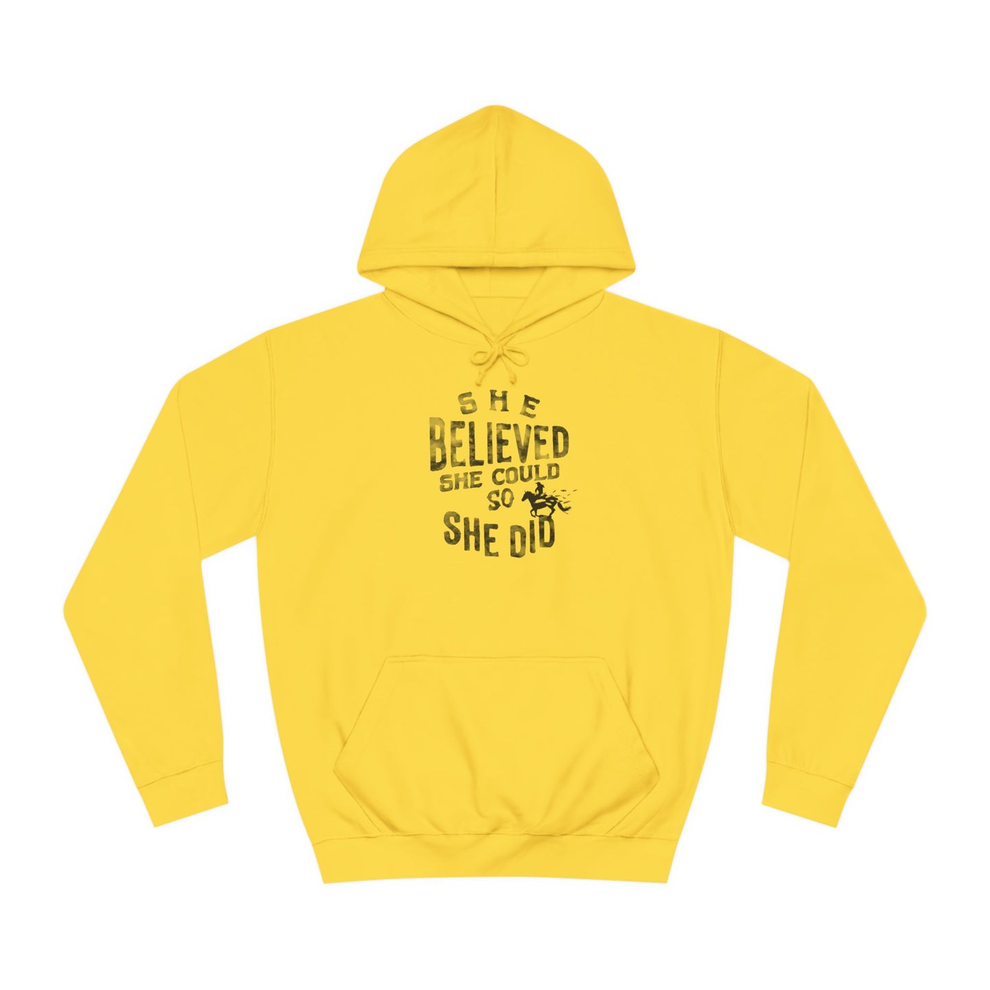 "She Believed" & Scouts Trail Unisex College Hoodie