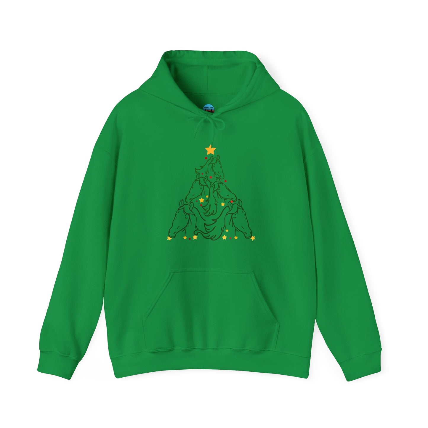 Horse Holiday Tree Unisex Heavy Blend™ Hooded Sweatshirt