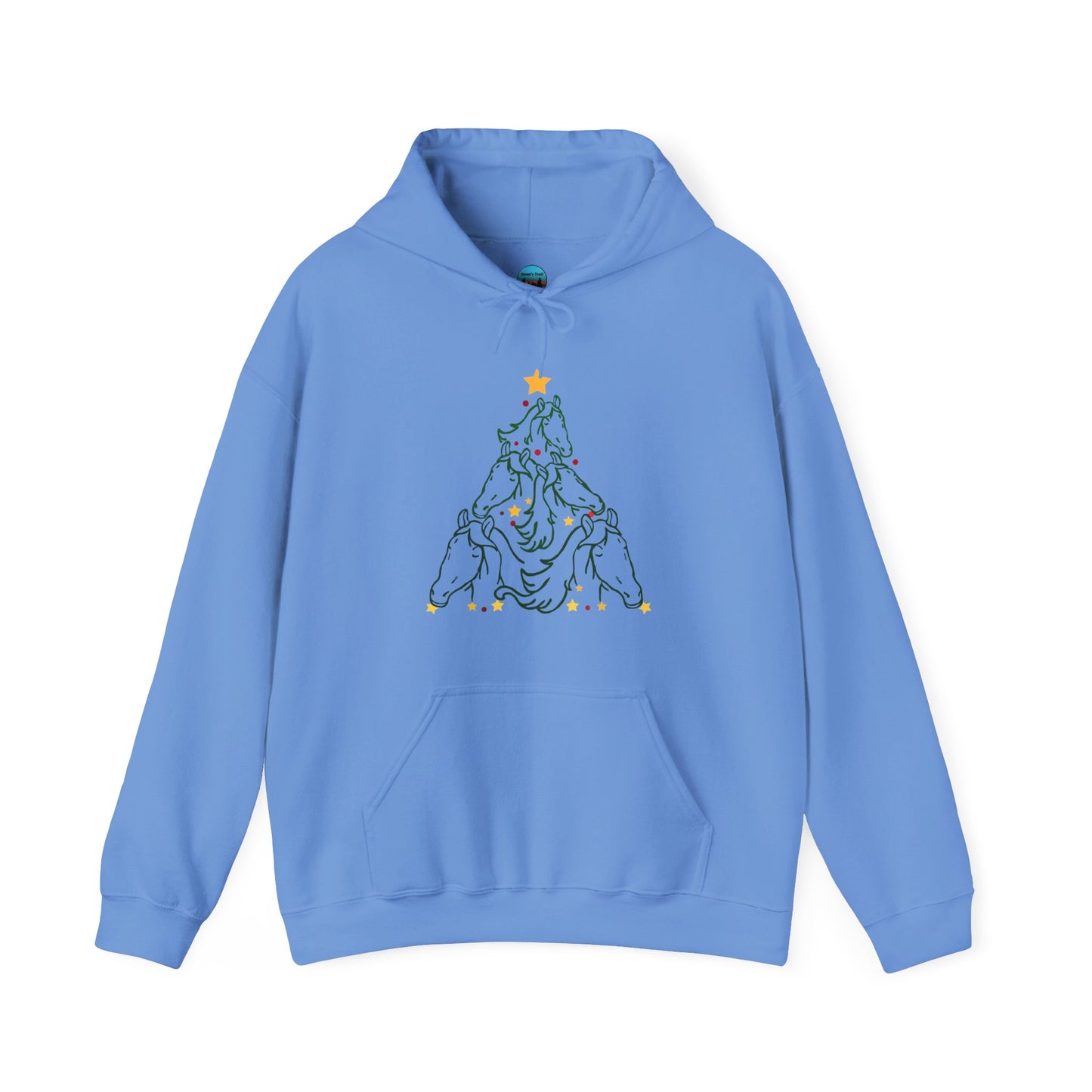 Horse Holiday Tree Unisex Heavy Blend™ Hooded Sweatshirt