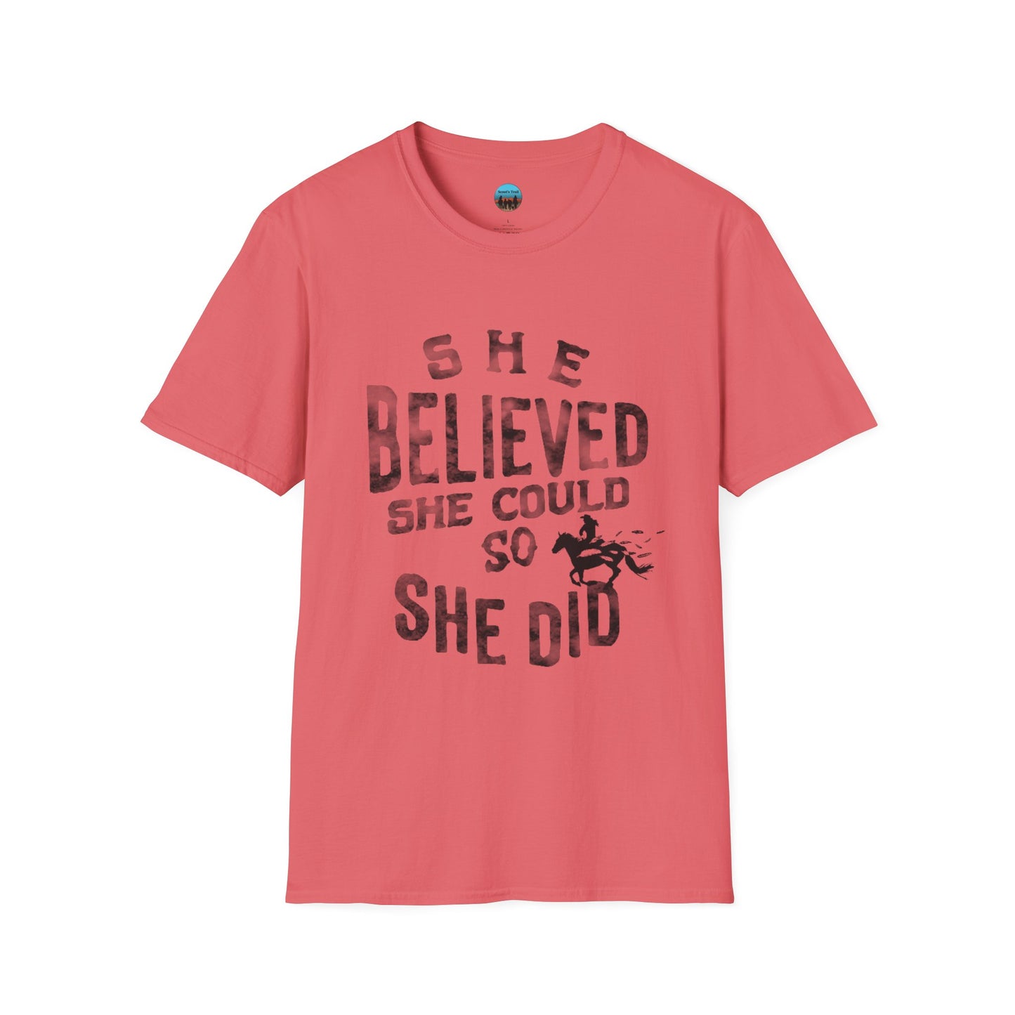 Unisex "She Believed She Could" Softstyle T-Shirt