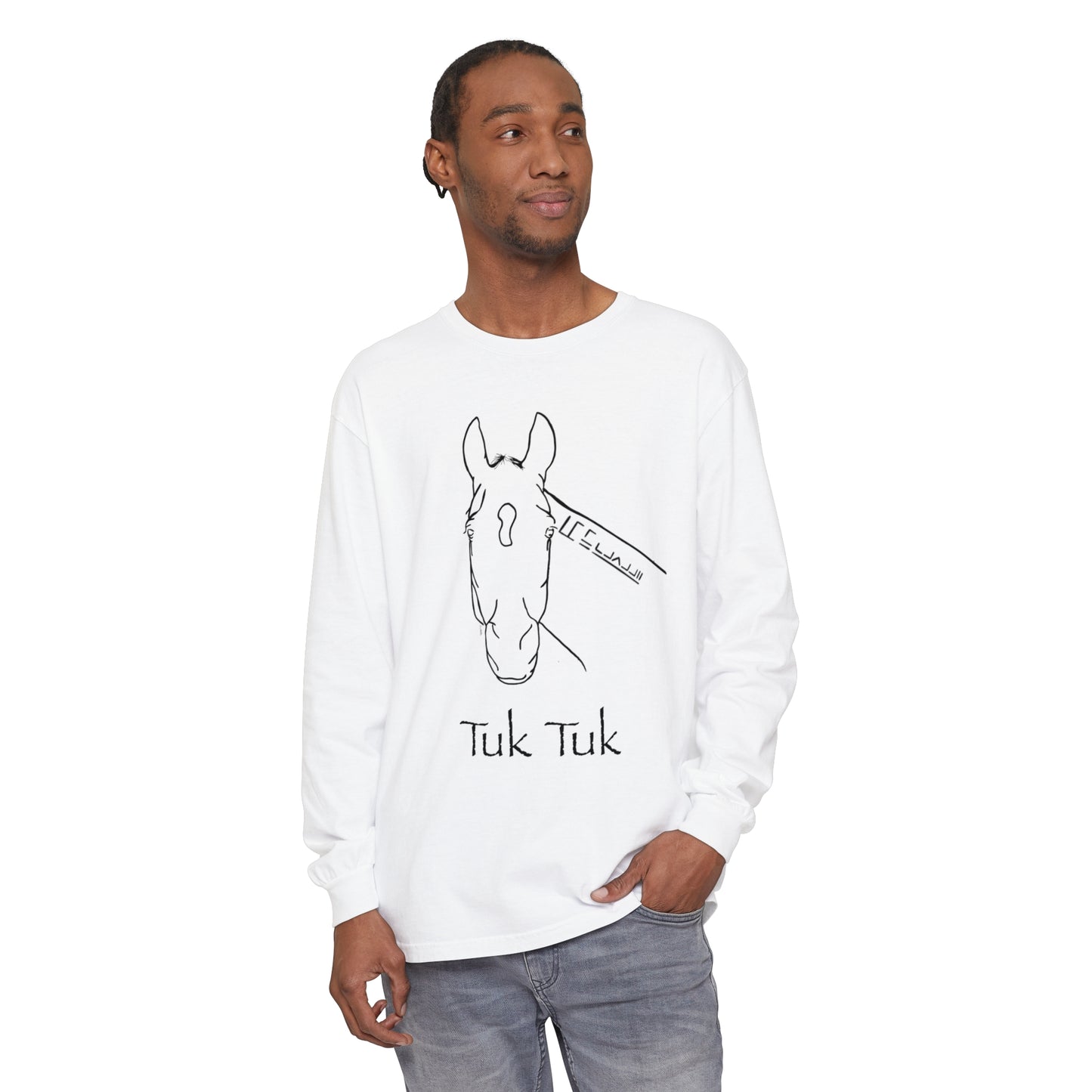 Tuk Tuk Unisex Garment-dyed Long Sleeve T-Shirt