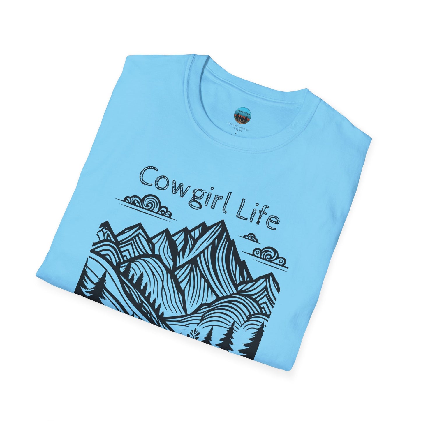 Cowgirl Mountain Monet Softstyle T-Shirt