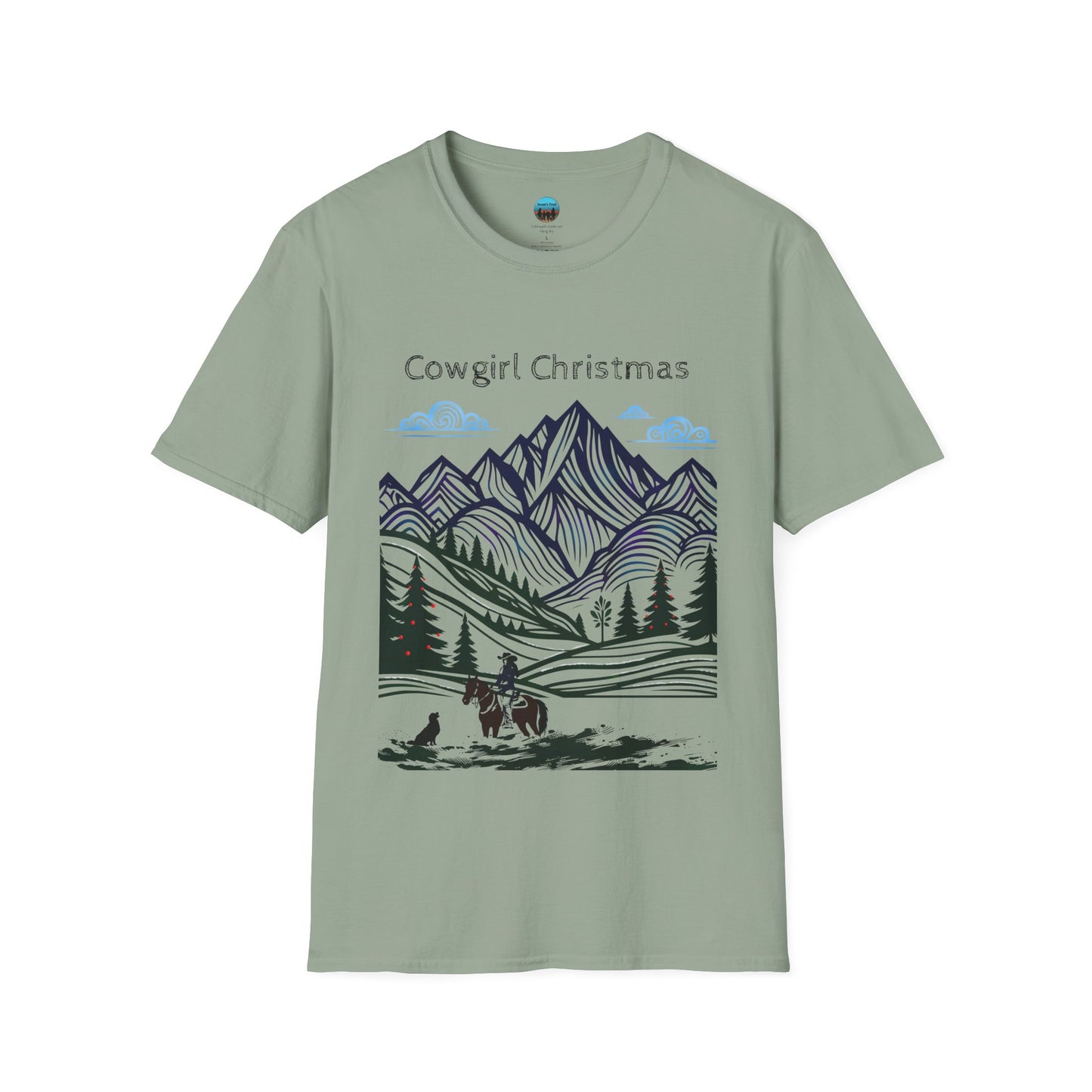 Cowgirl Christmas Softstyle T-Shirt