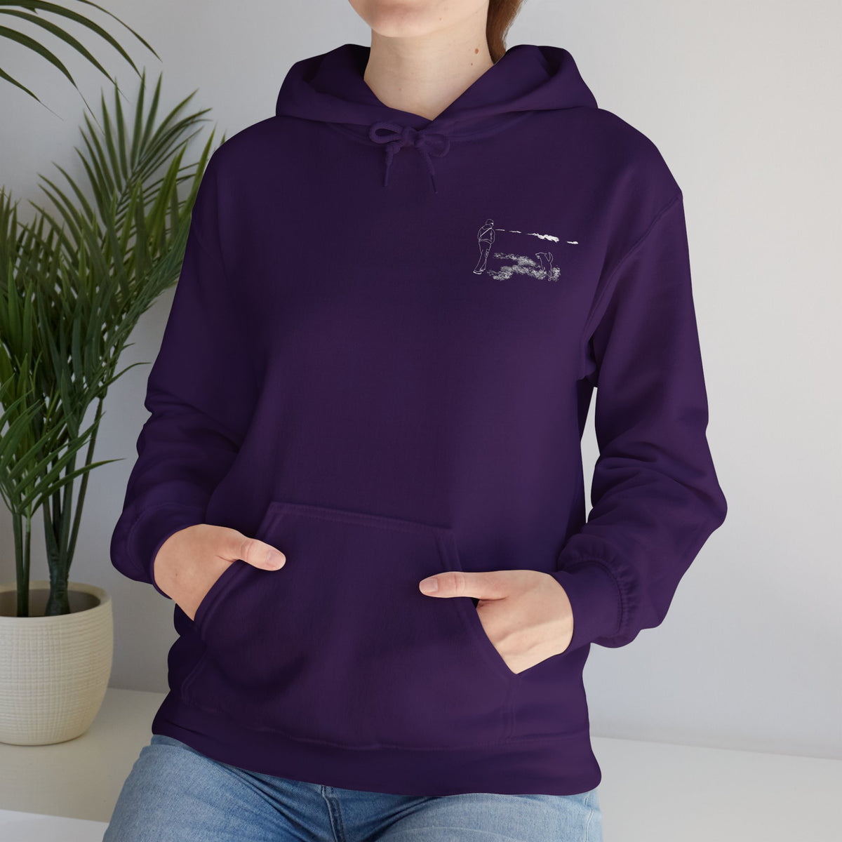 Crash Unisex Hoodie with Ocean Scene