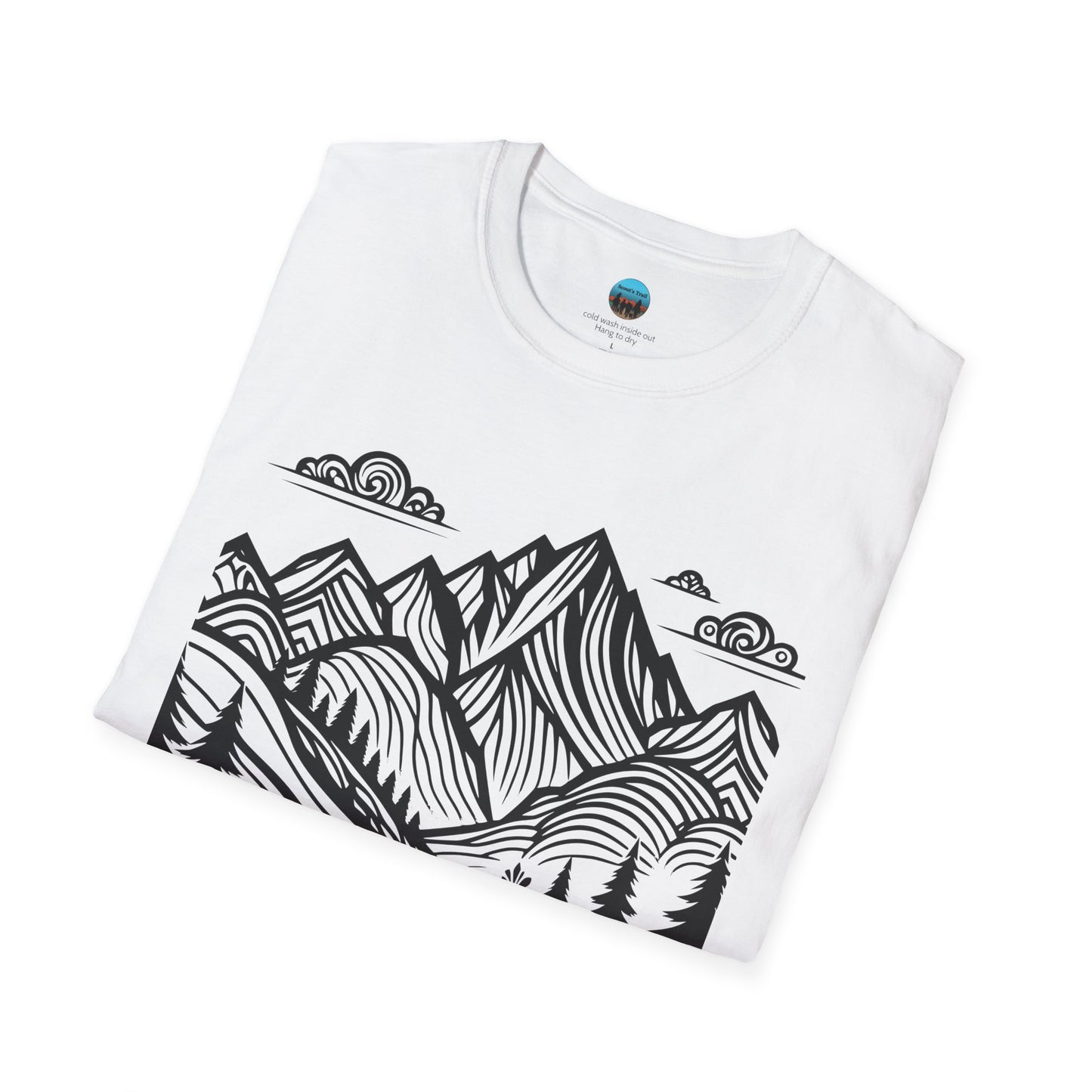 Mountain Monet Trail Rider Unisex Softstyle T-Shirt