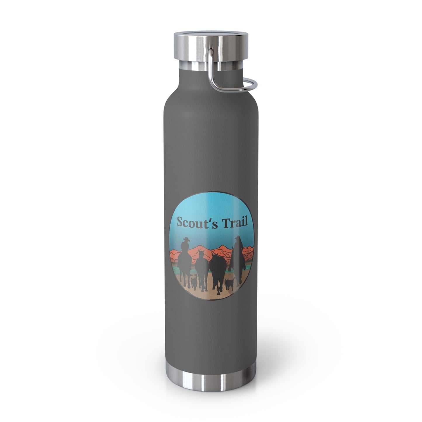 Scout's Trail Copper Vacuum Insulated Bottle, 22oz