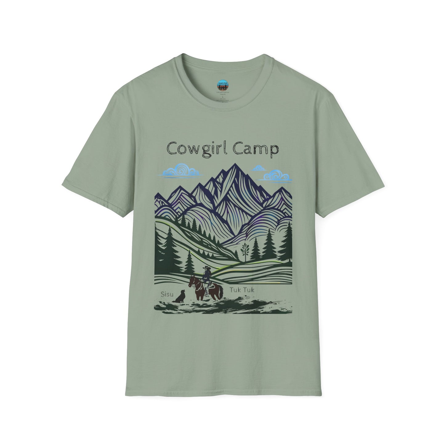 Cowgirl Camp personalized Softstyle T-Shirt