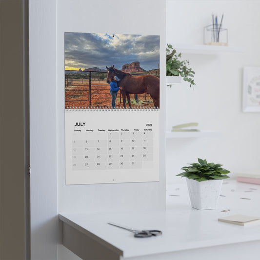 Calendar 2026 - Wall Calendar featuring Scout's Trail in Sedona Arizona
