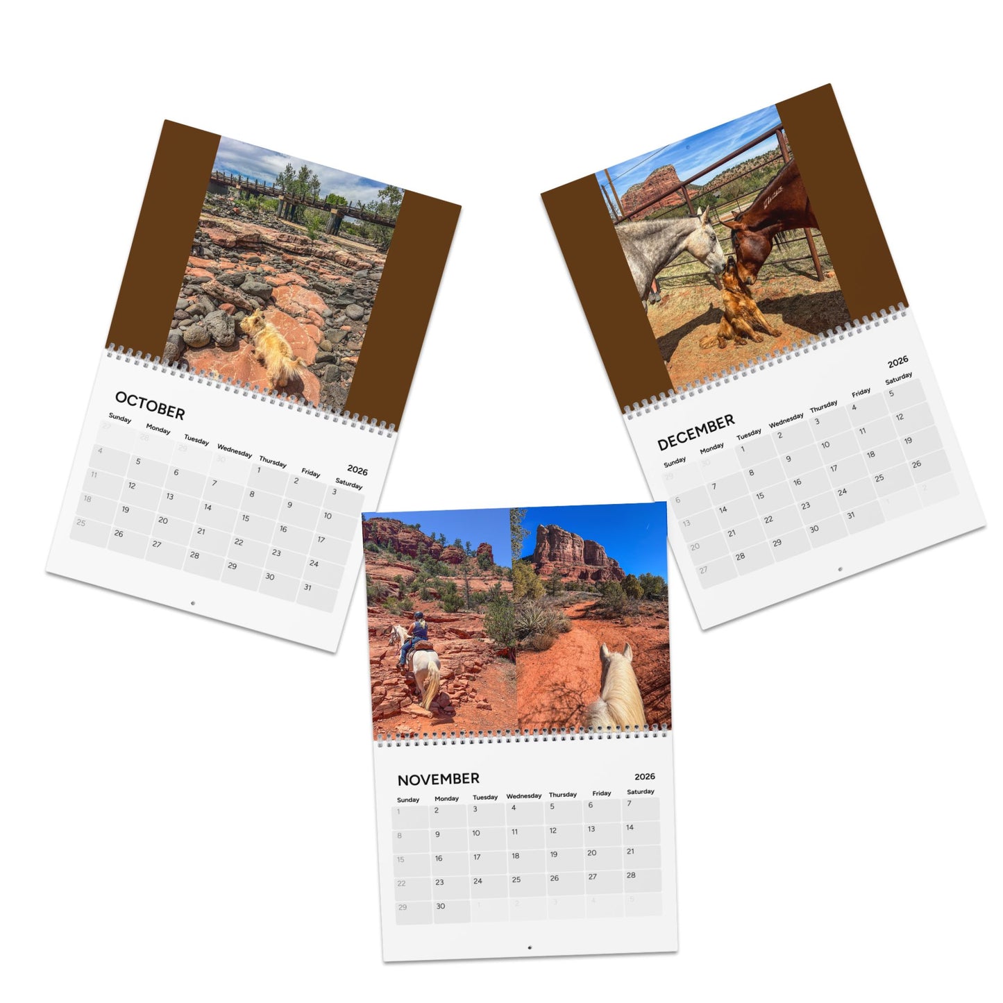Calendar 2026 - Wall Calendar featuring Scout's Trail in Sedona Arizona