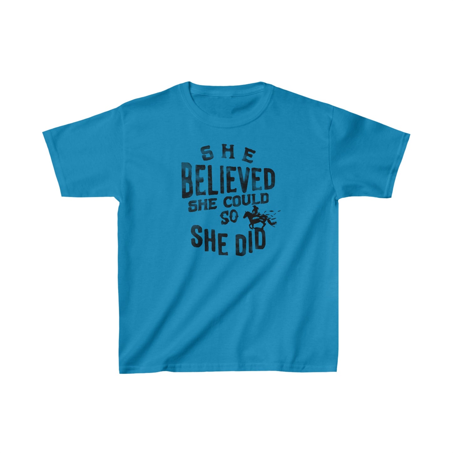 Kids "She Believed She Could" Heavy Cotton™ Tee