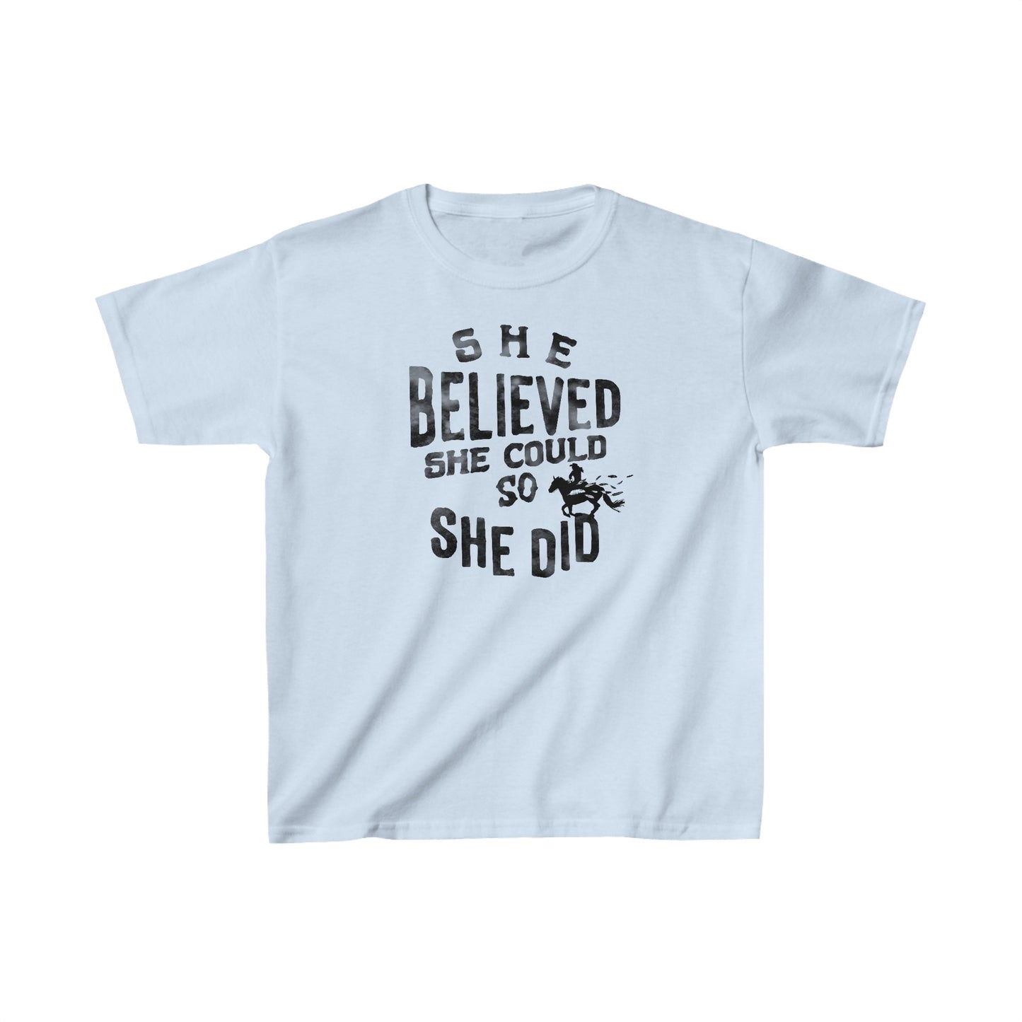 Kids "She Believed She Could" Heavy Cotton™ Tee