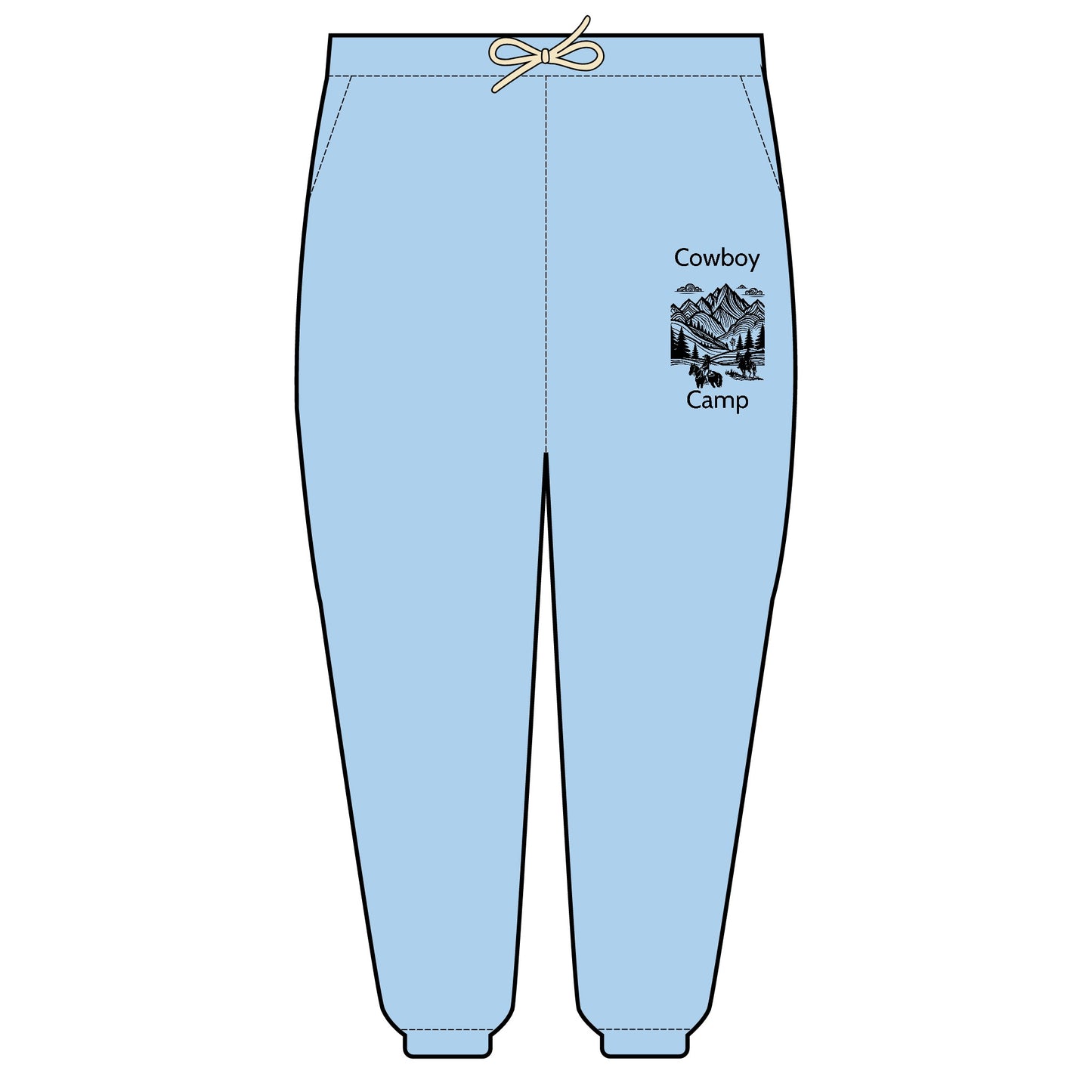 Cowboy Camp Unisex Garment-Dyed Lightweight Fleece Sweatpants