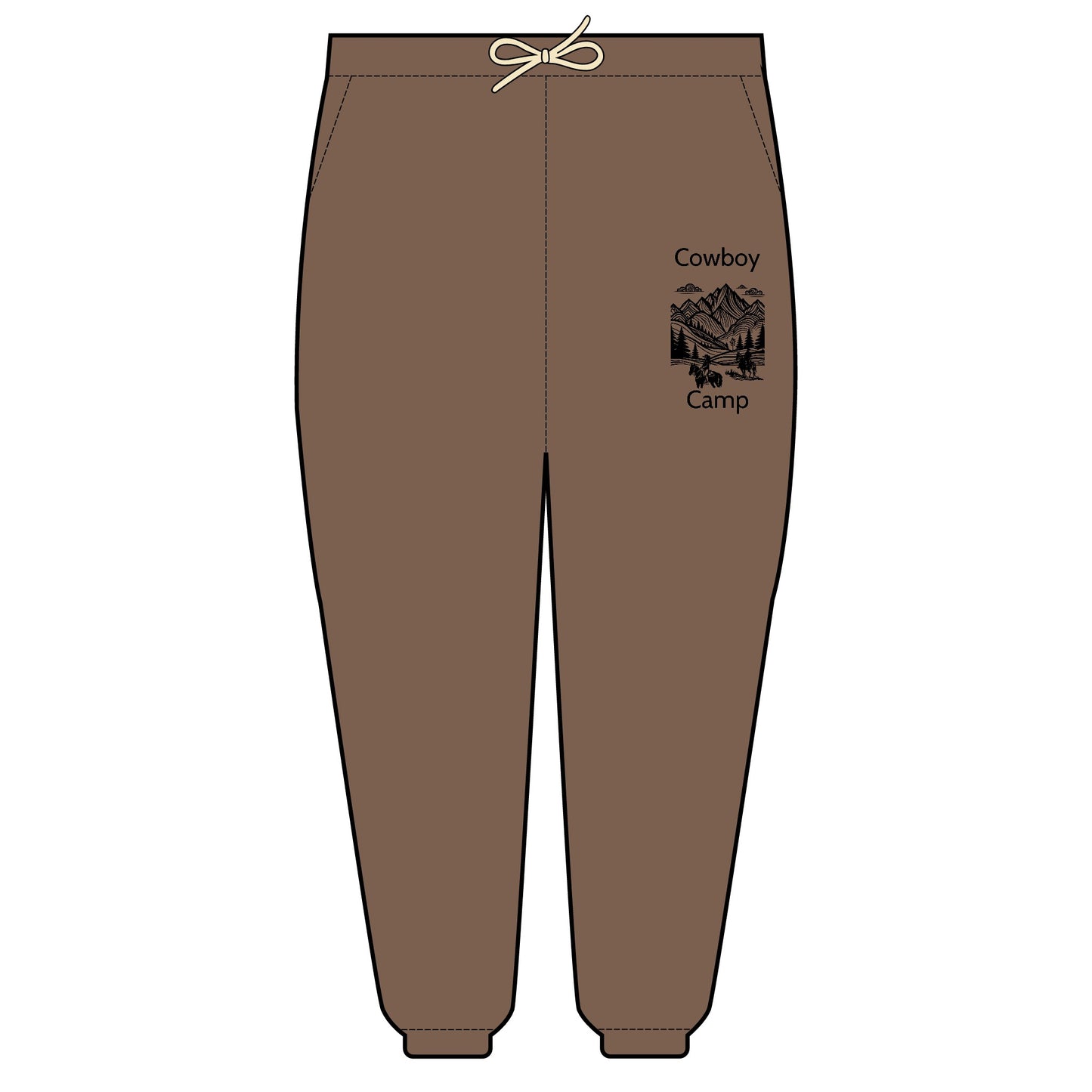 Cowboy Camp Unisex Garment-Dyed Lightweight Fleece Sweatpants