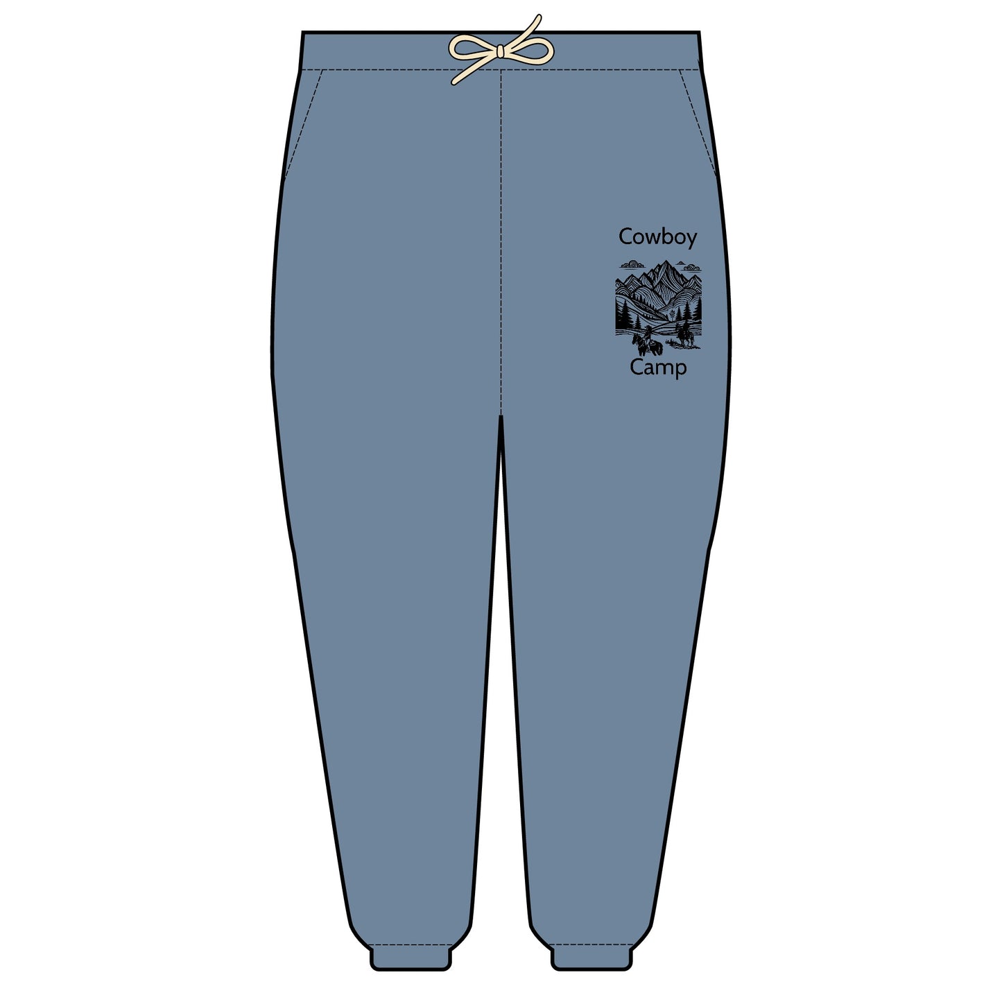 Cowboy Camp Unisex Garment-Dyed Lightweight Fleece Sweatpants