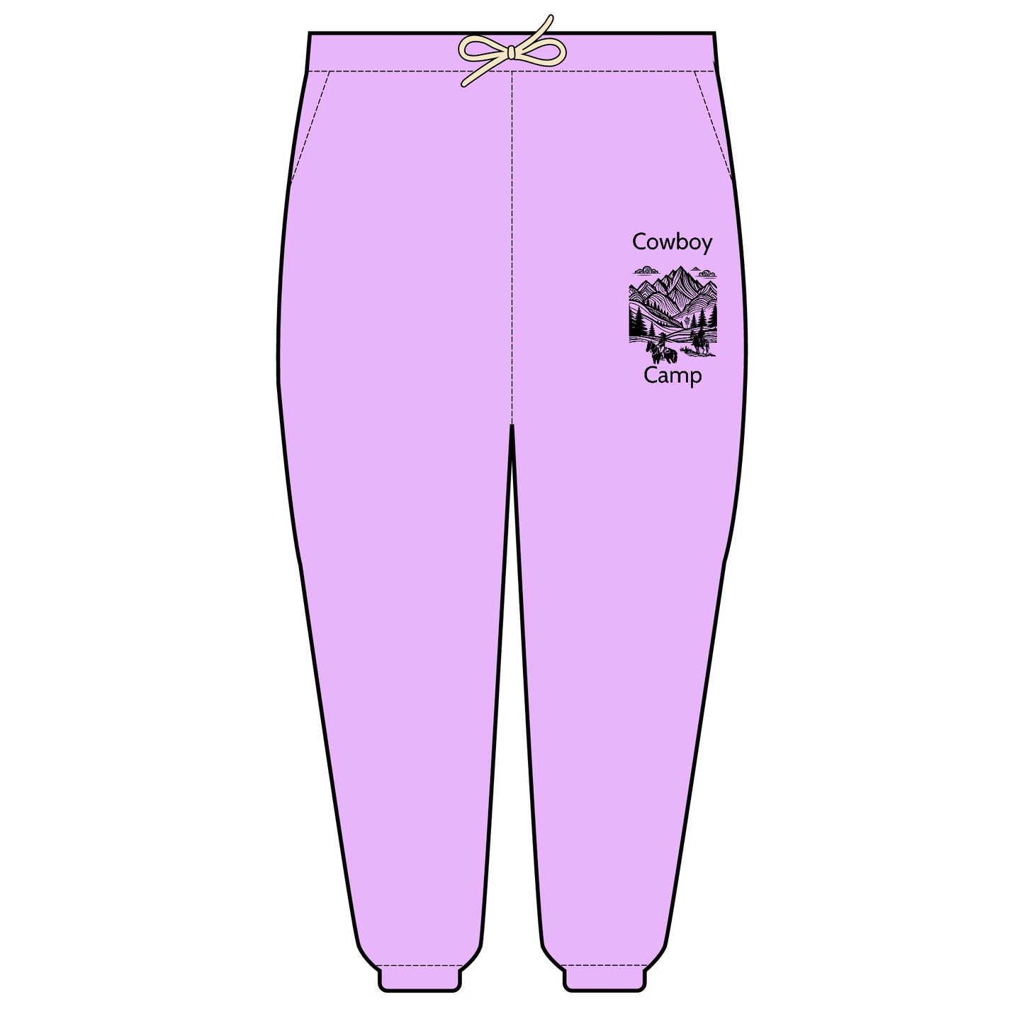 Cowboy Camp Unisex Garment-Dyed Lightweight Fleece Sweatpants