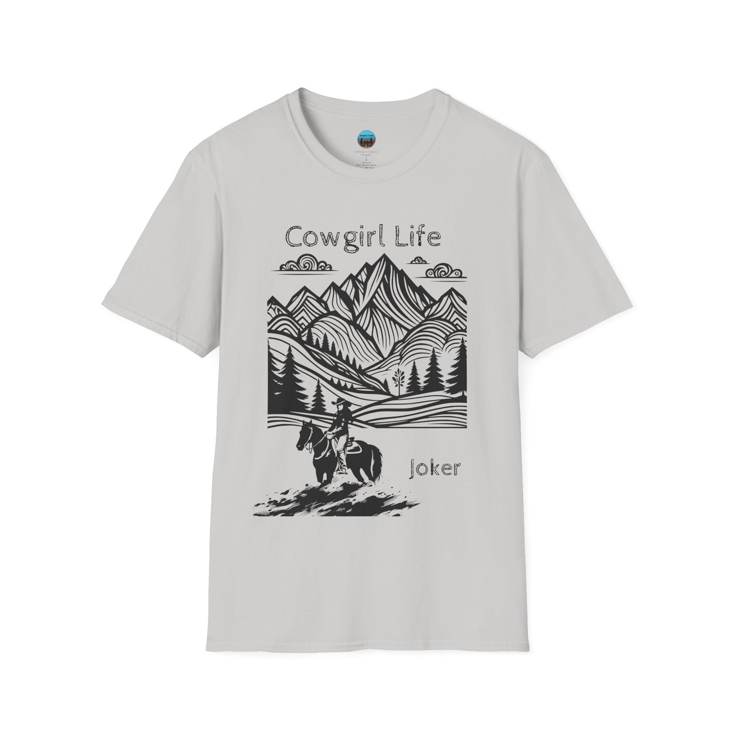 Cowgirl Mountain Monet Softstyle T-Shirt