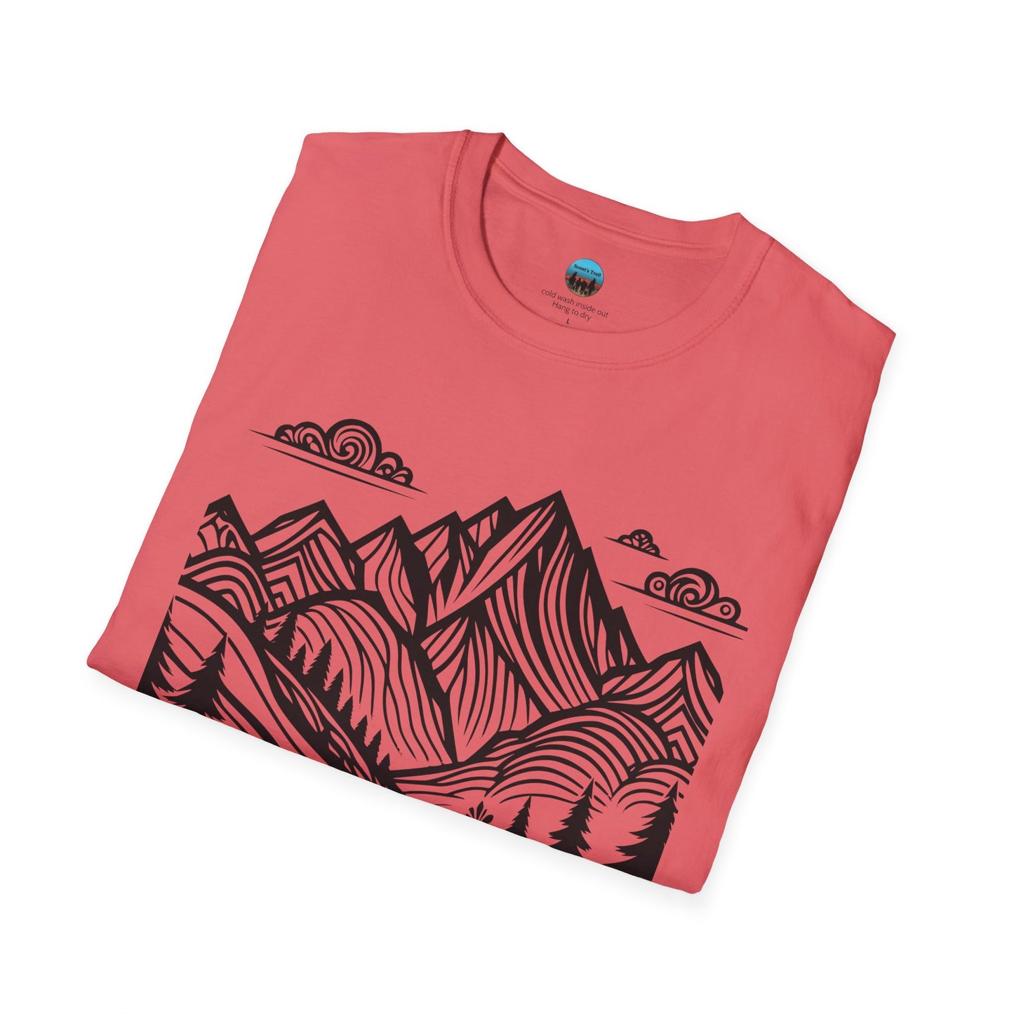 Mountain Monet Trail Rider Unisex Softstyle T-Shirt